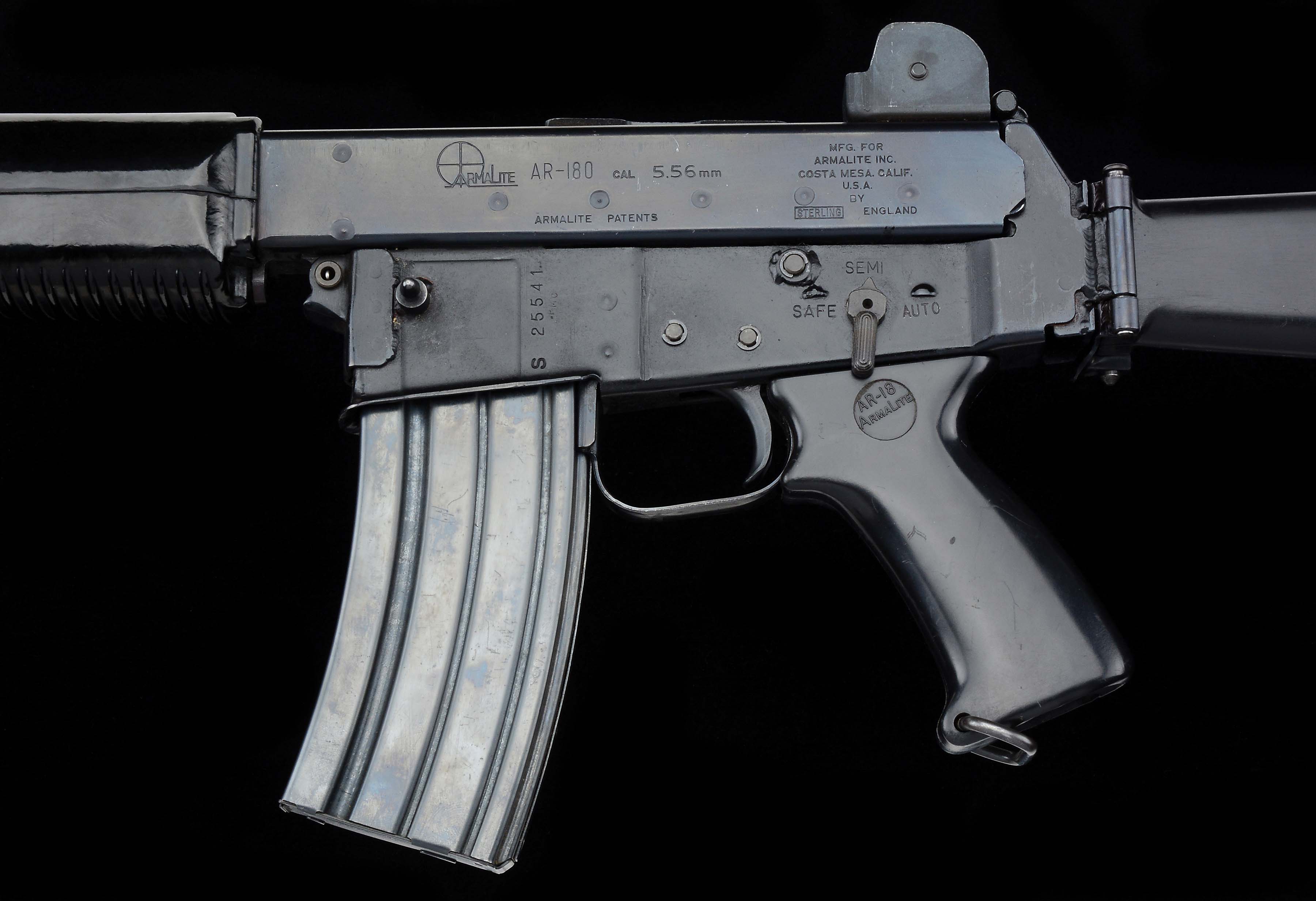Lot Detail (N) VERY INTERESTING AND DESIRABLE ARMALITE AR18 MACHINE