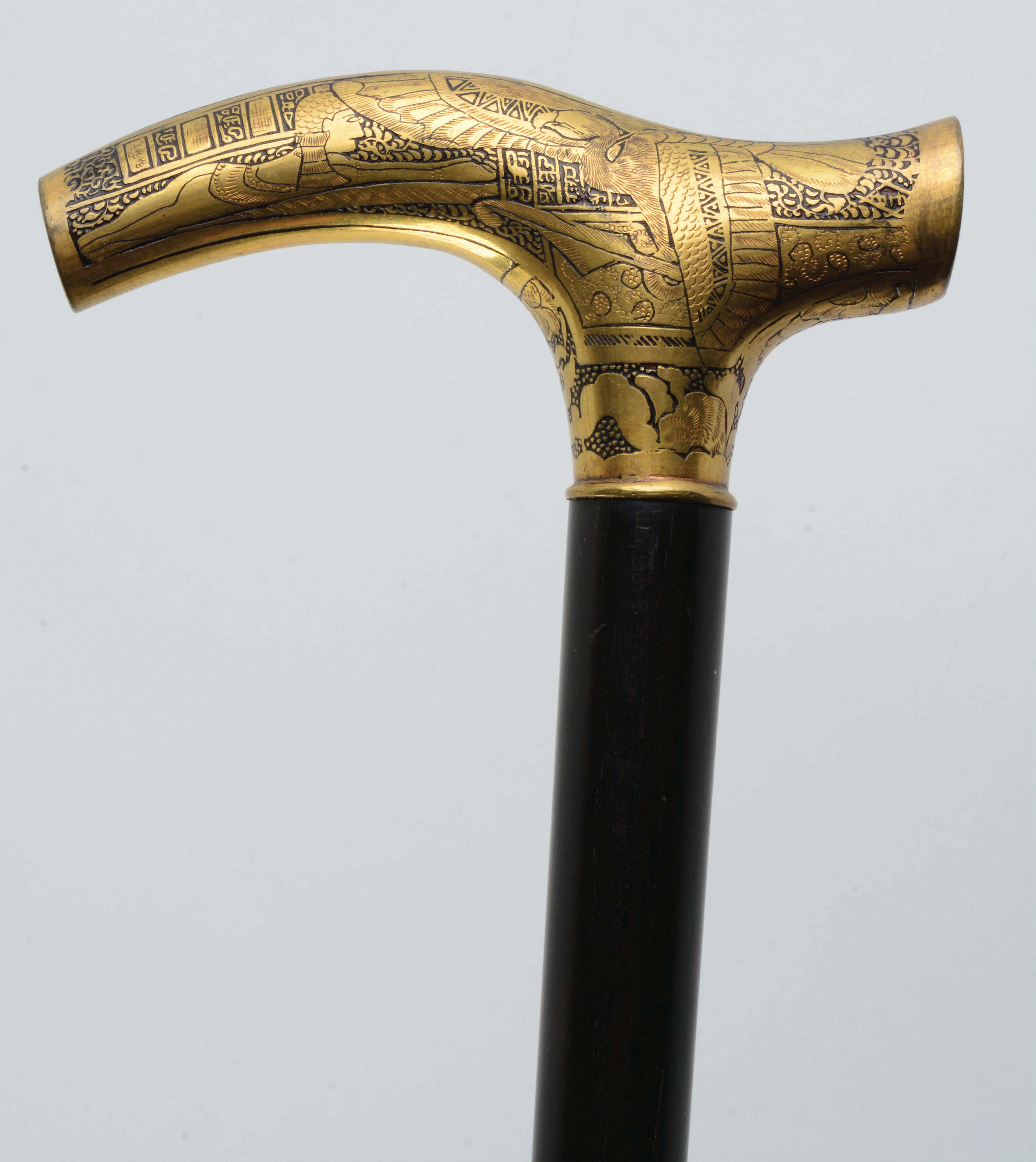 Lot Detail LOT OF 3 UNIQUE ANTIQUE CANES.