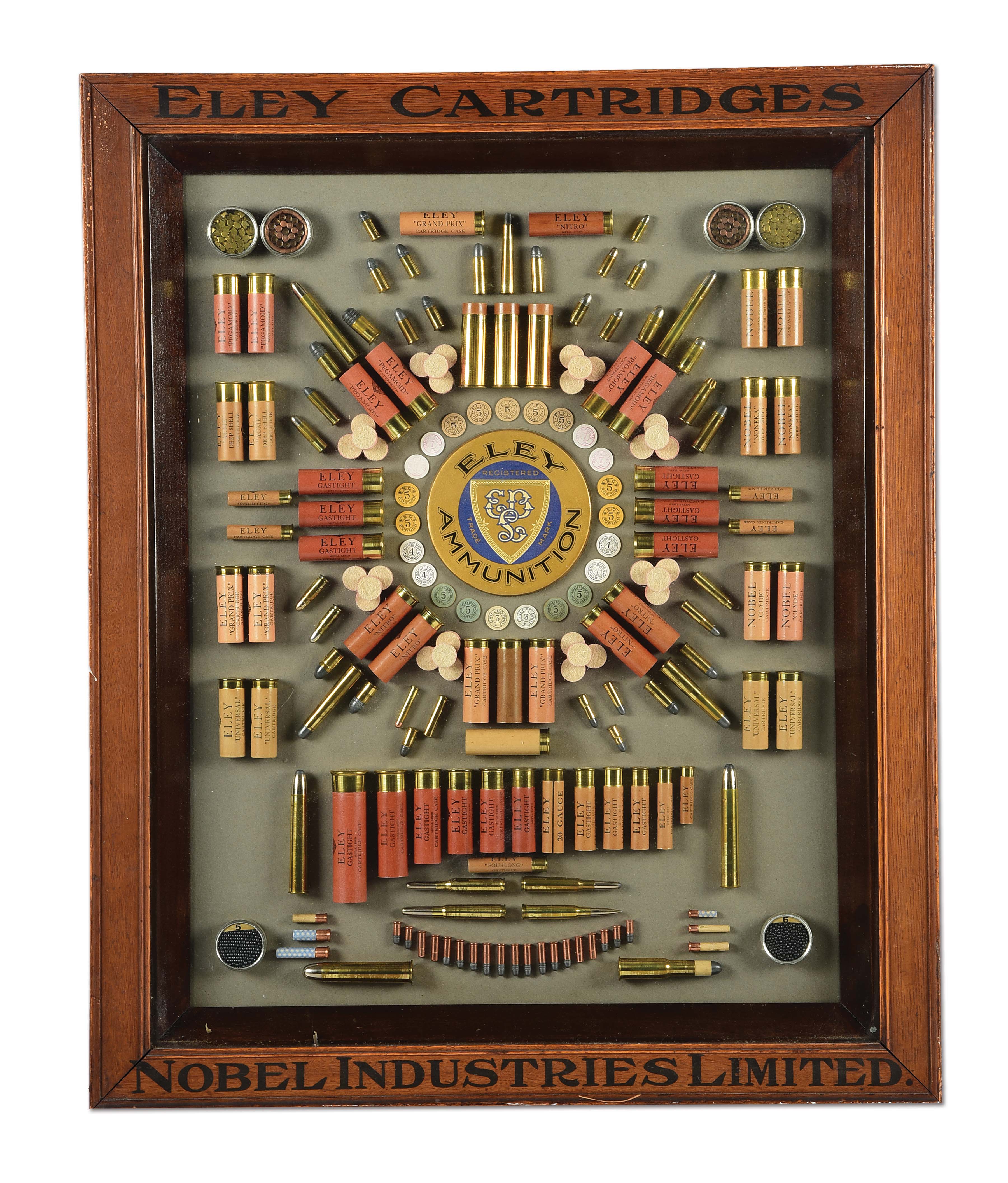Lot Detail ELEY BROS. CARTRIDGE AND SHOTSHELL BOARD.