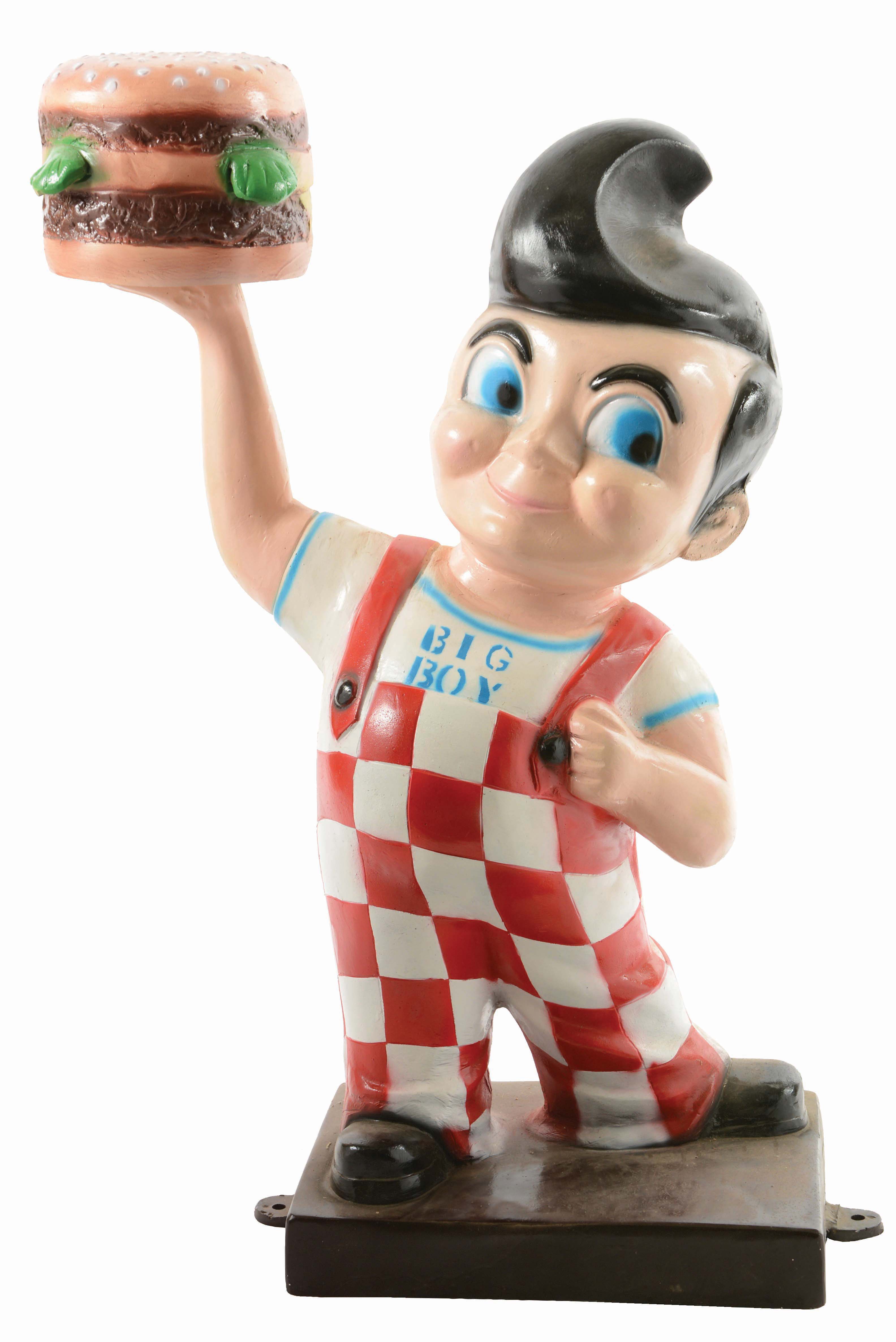 Lot Detail BOB'S BIG BOY RESTAURANTS CAST METAL FIGURAL STATUE.