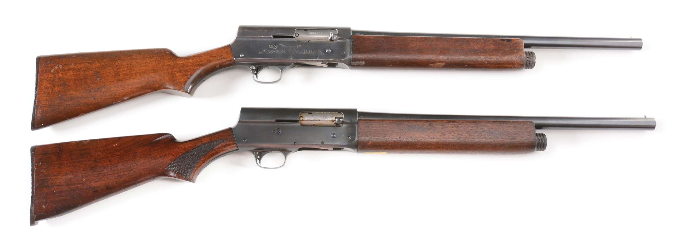 Lot Detail (C) TWO FINE US REMINGTON MODEL 11 WORLD WAR II SEMI