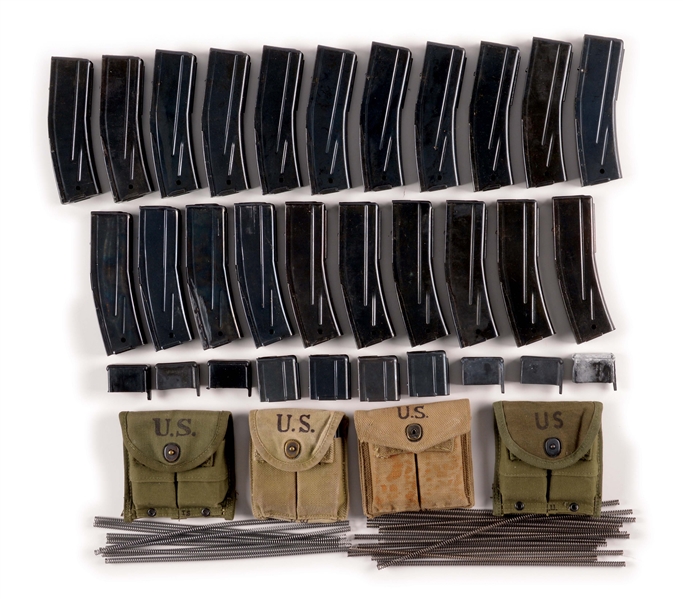 Lot Detail HUGE M14 AND M1 CARBINE MAGAZINE LOT.