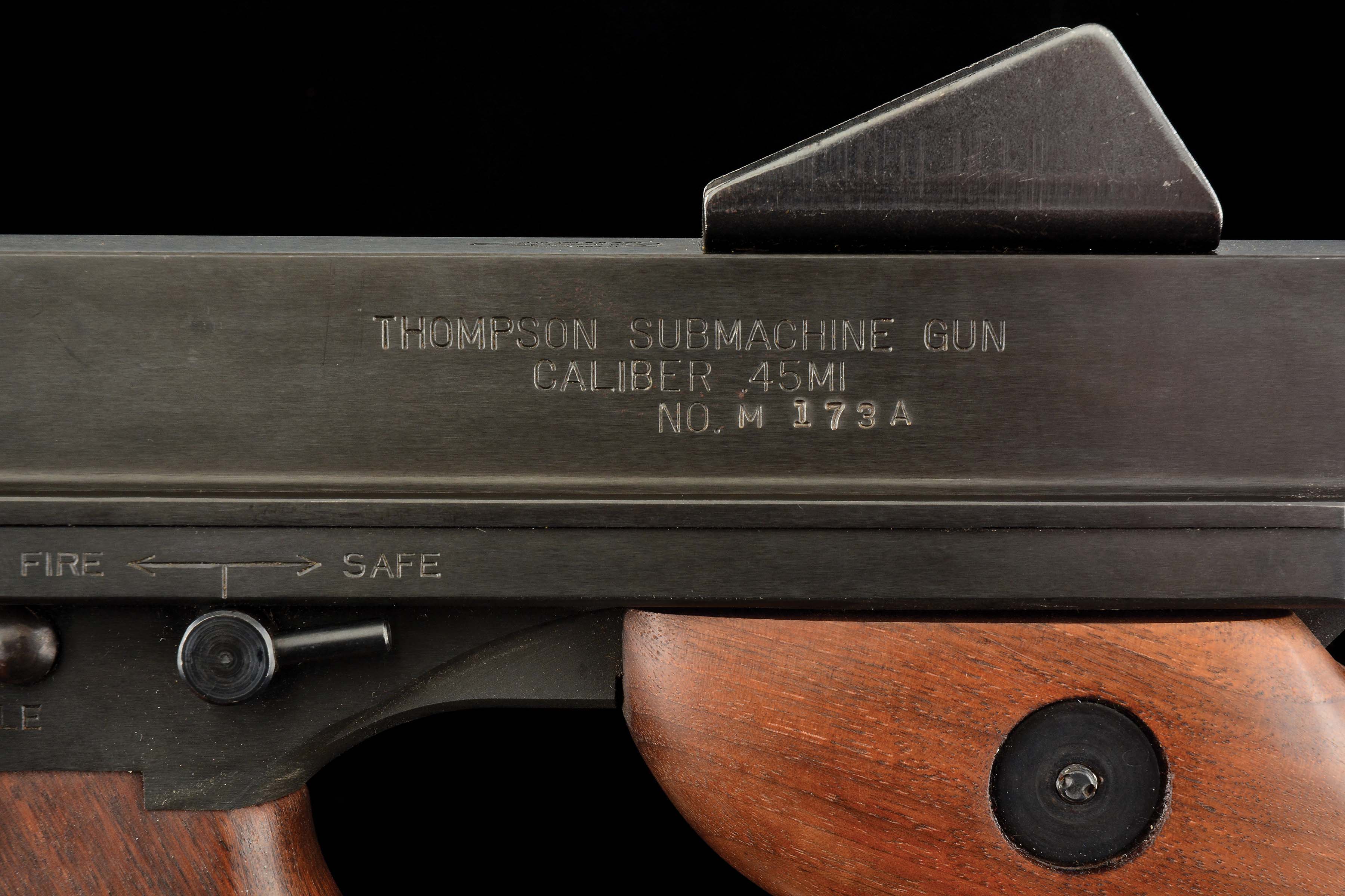Lot Detail (N) FANTASTIC NEAR MINT AUTO ORDNANCE WEST HURLEY THOMPSON