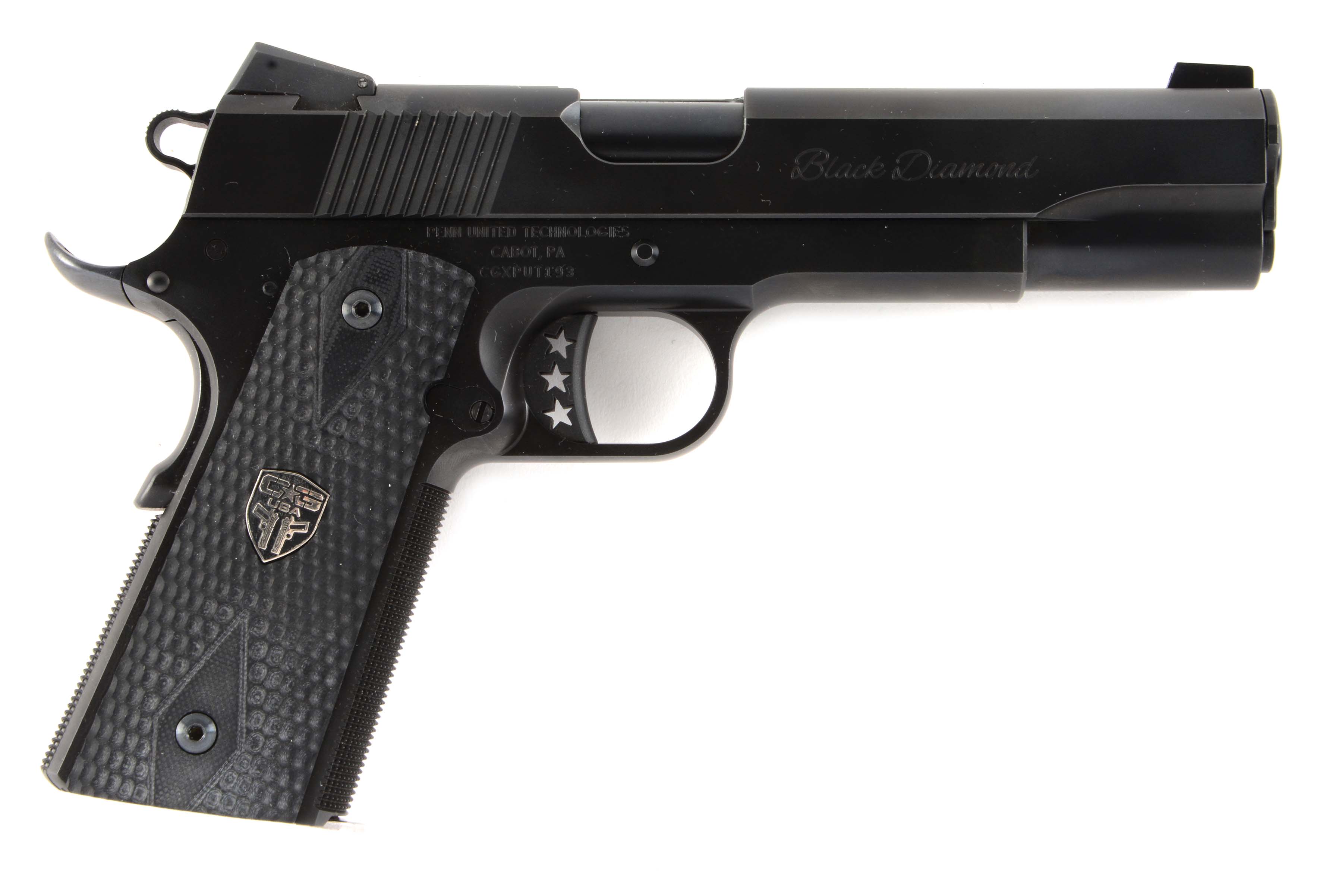 Lot Detail (M) CASED CABOT GUNS BLACK DIAMOND 1911 SEMIAUTOMATIC PISTOL.