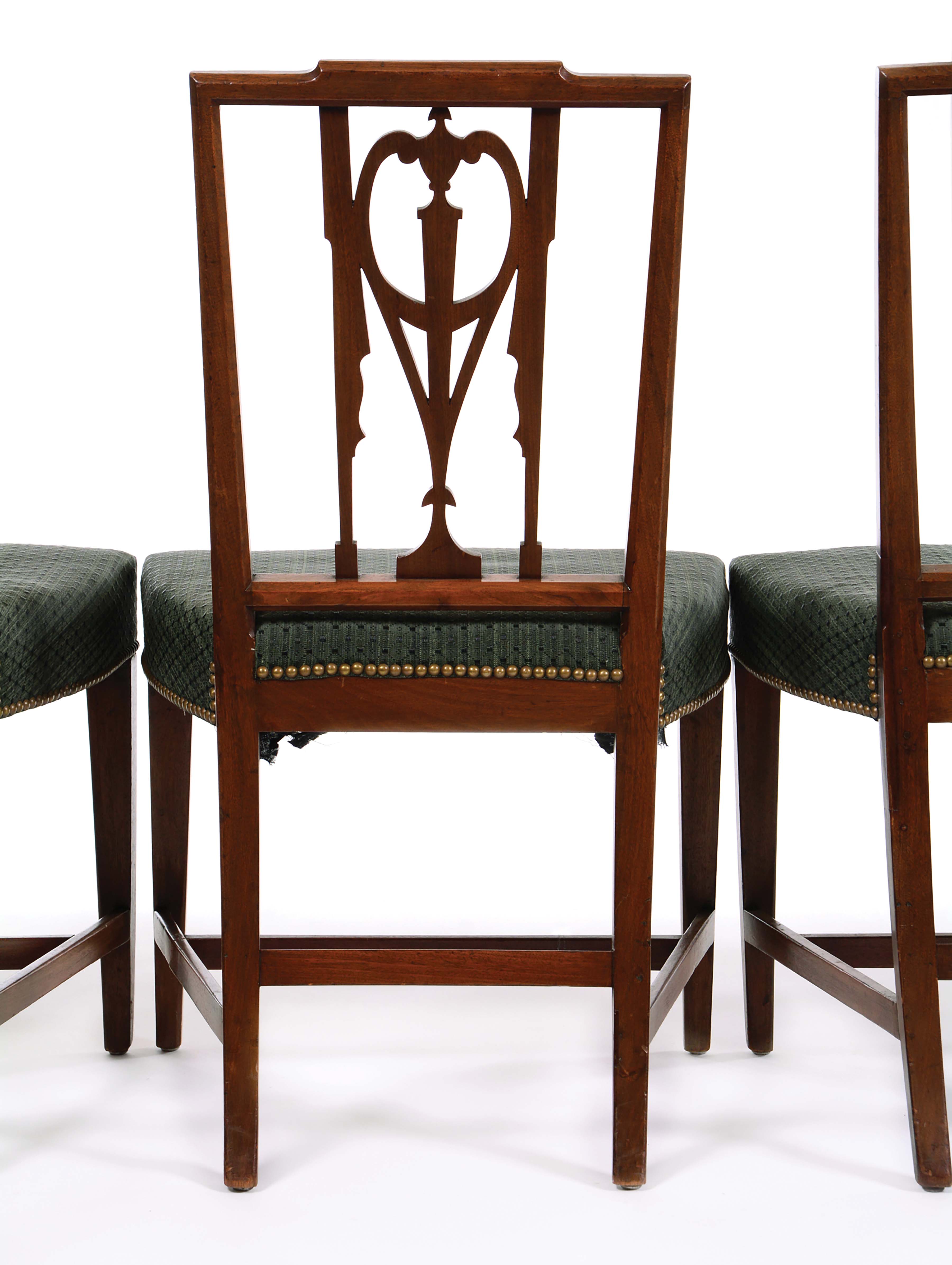 Lot Detail SET OF SIX PHILADELPHIA SIDE CHAIRS. MAHOGANY. CIRCA 1790.