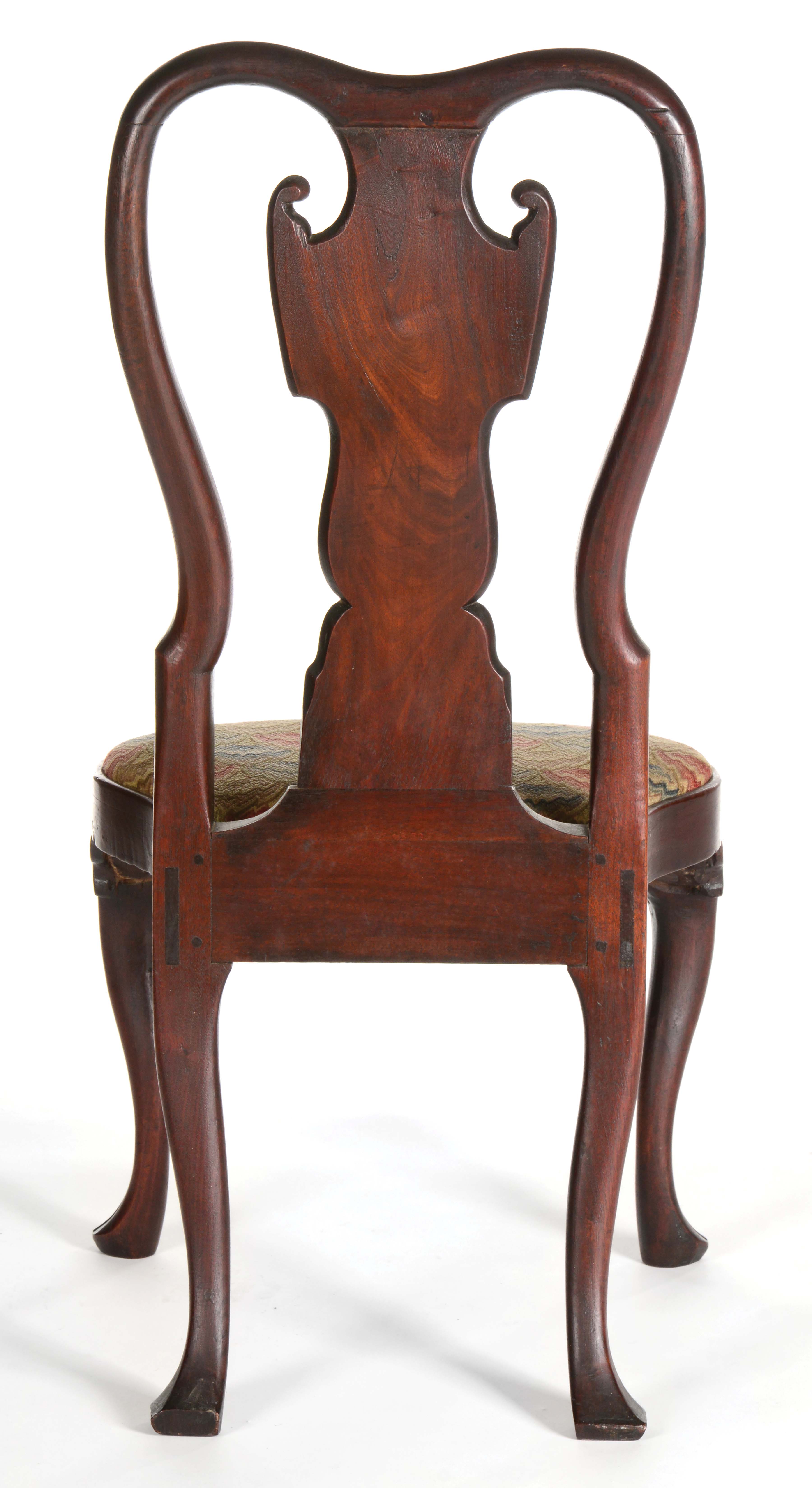 Lot Detail QUEEN ANNE SIDE CHAIR. PHILADELPHIA, PENNSYLVANIA. WALNUT