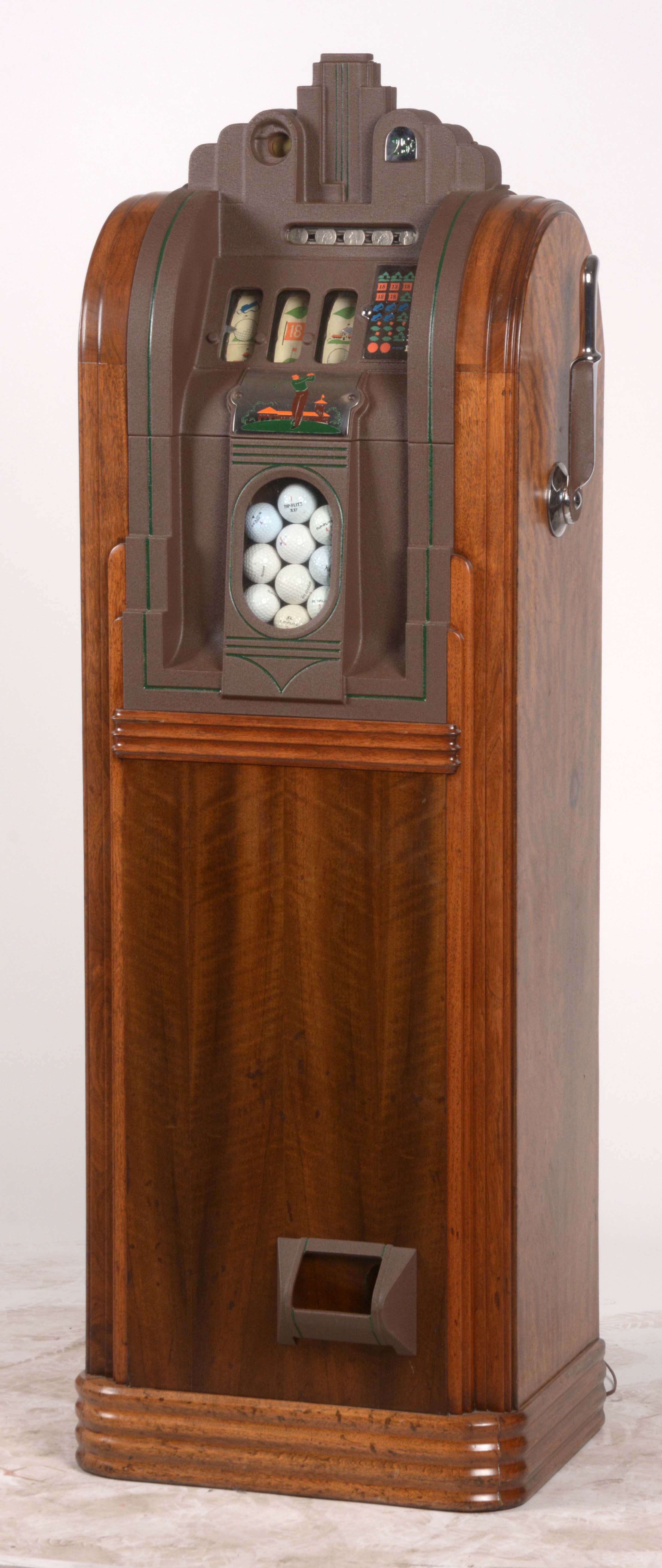 Lot Detail 25¢ MILLS EXTRAORDINARY GOLF BALL VENDOR SLOT MACHINE.