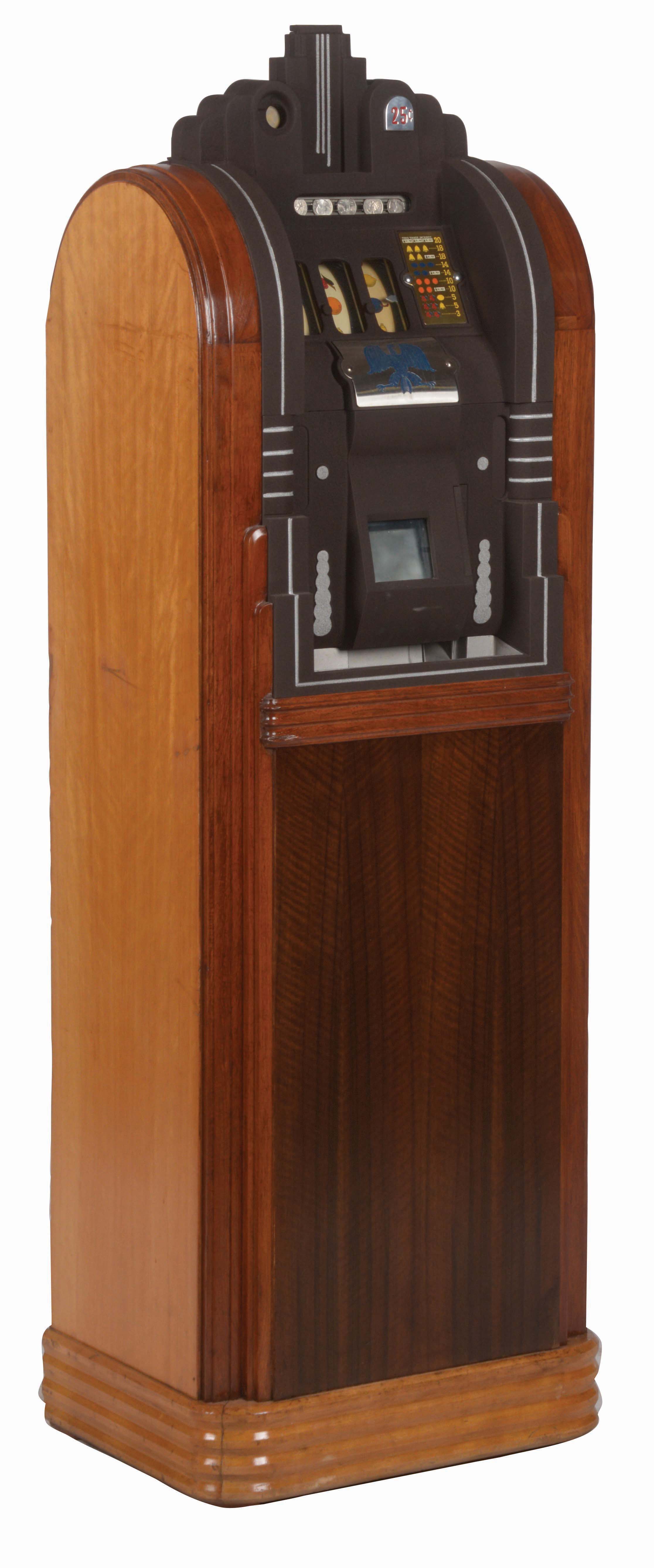 Lot Detail 25¢ MILLS EXTRAORDINARY CONSOLE SLOT MACHINE.