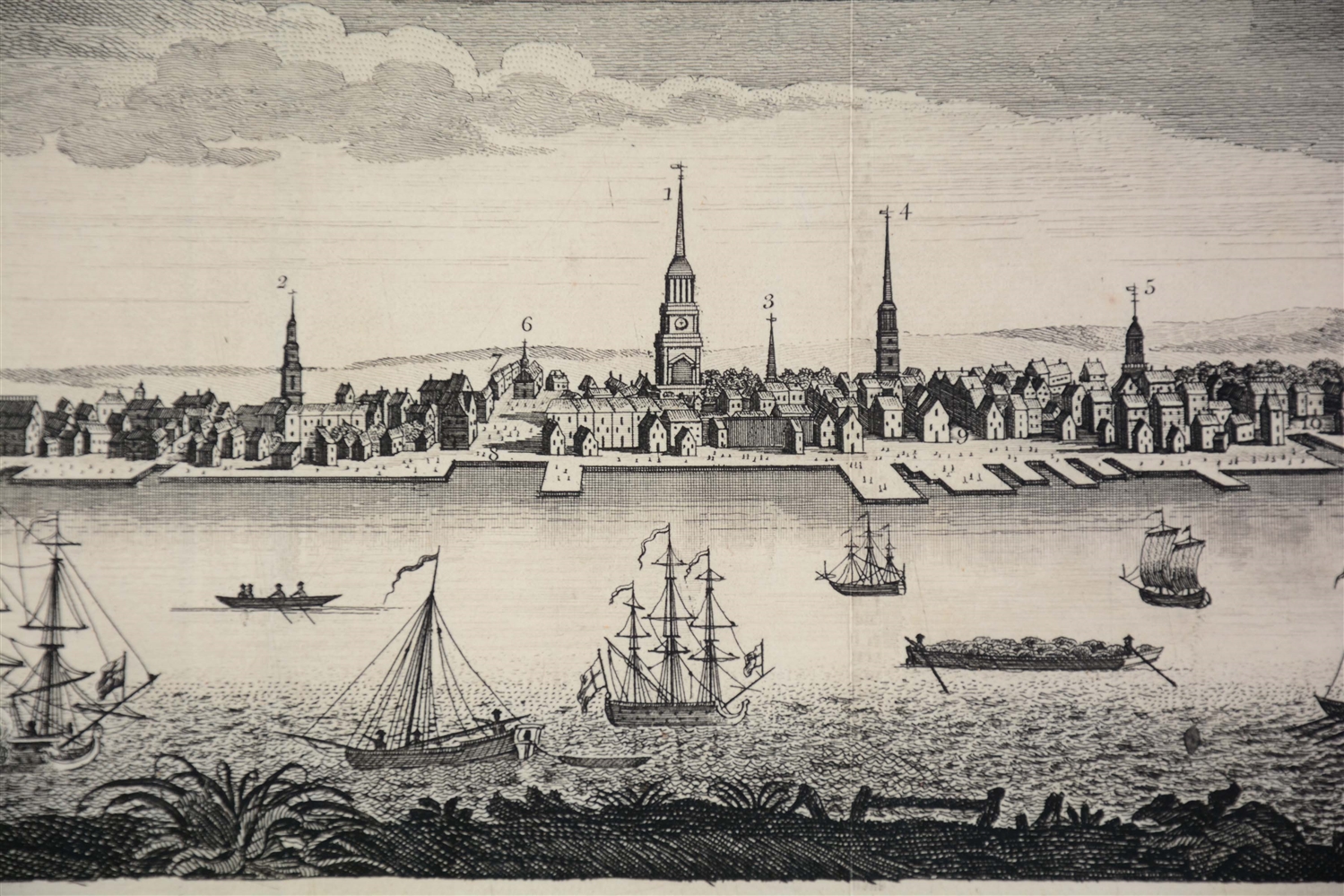 Lot Detail ENGRAVING OF THE CITY OF PHILADELPHIA ENGLISH DATED 1762.
