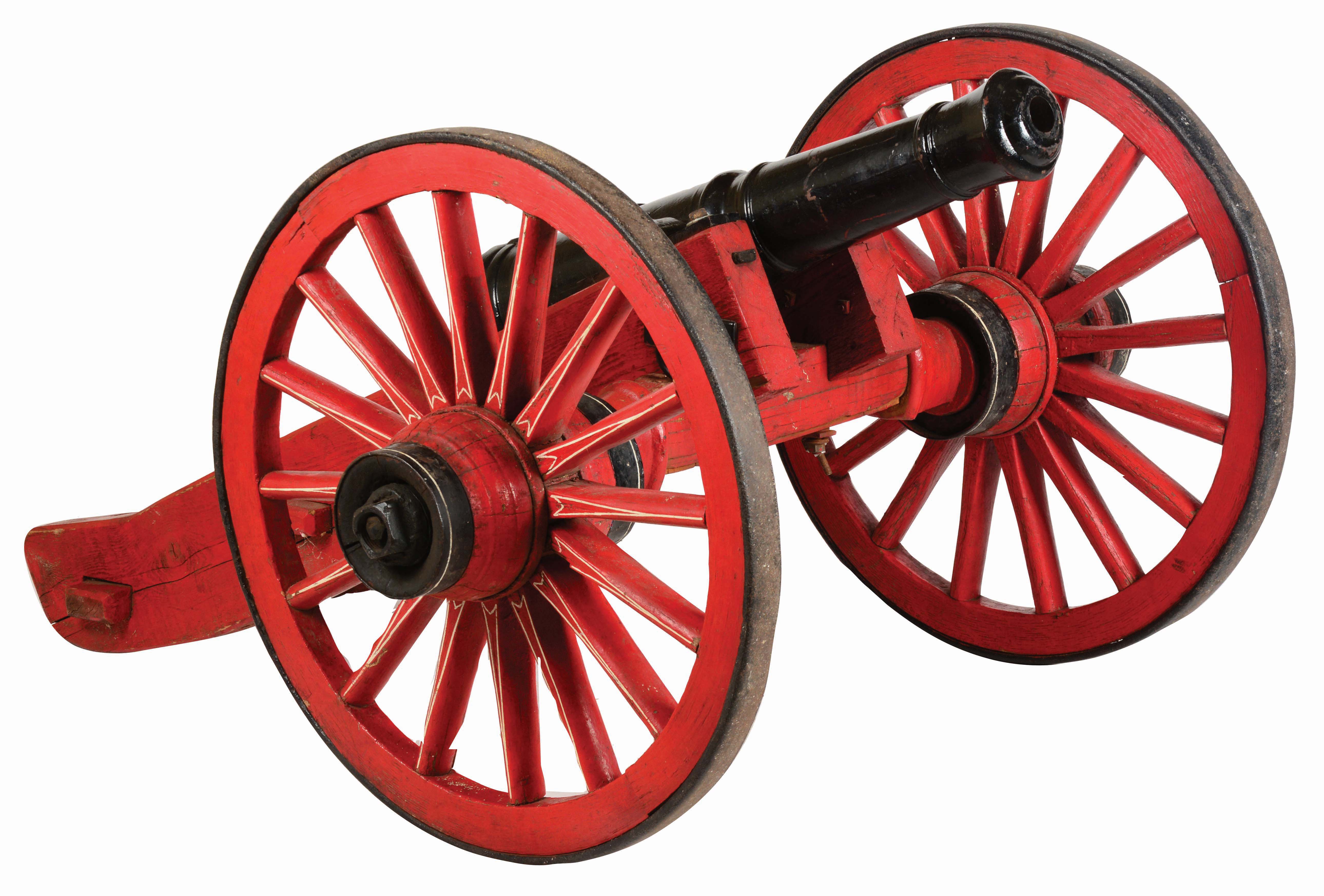 Lot Detail REVOLUTIONARY WAR STYLE CENTENNIAL CANNON AND CARRIAGE.