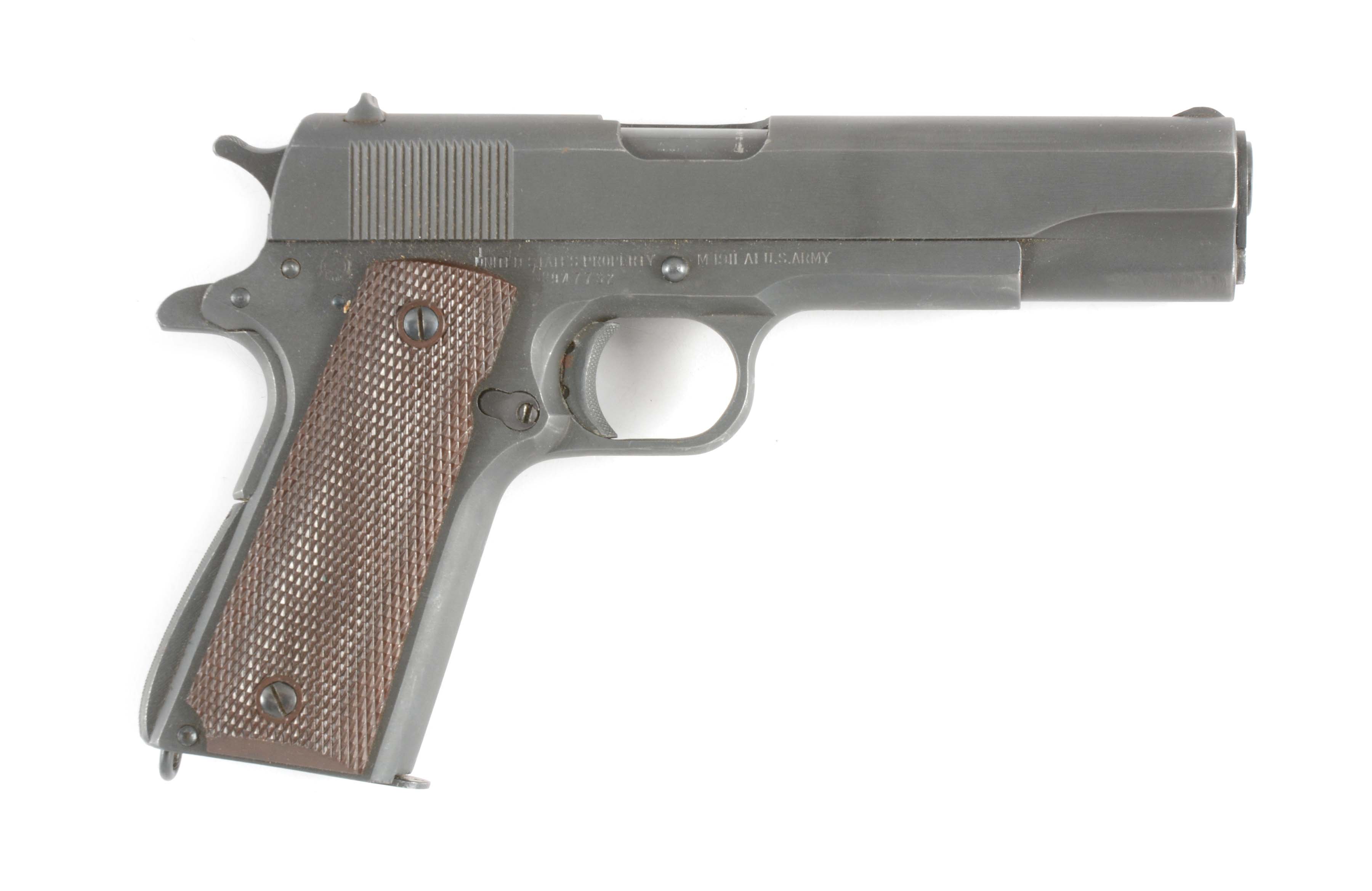 (C) REMINGTON RAND MODEL 1911A1 US ARMY SEMIAUTOMATIC PISTOL (1943