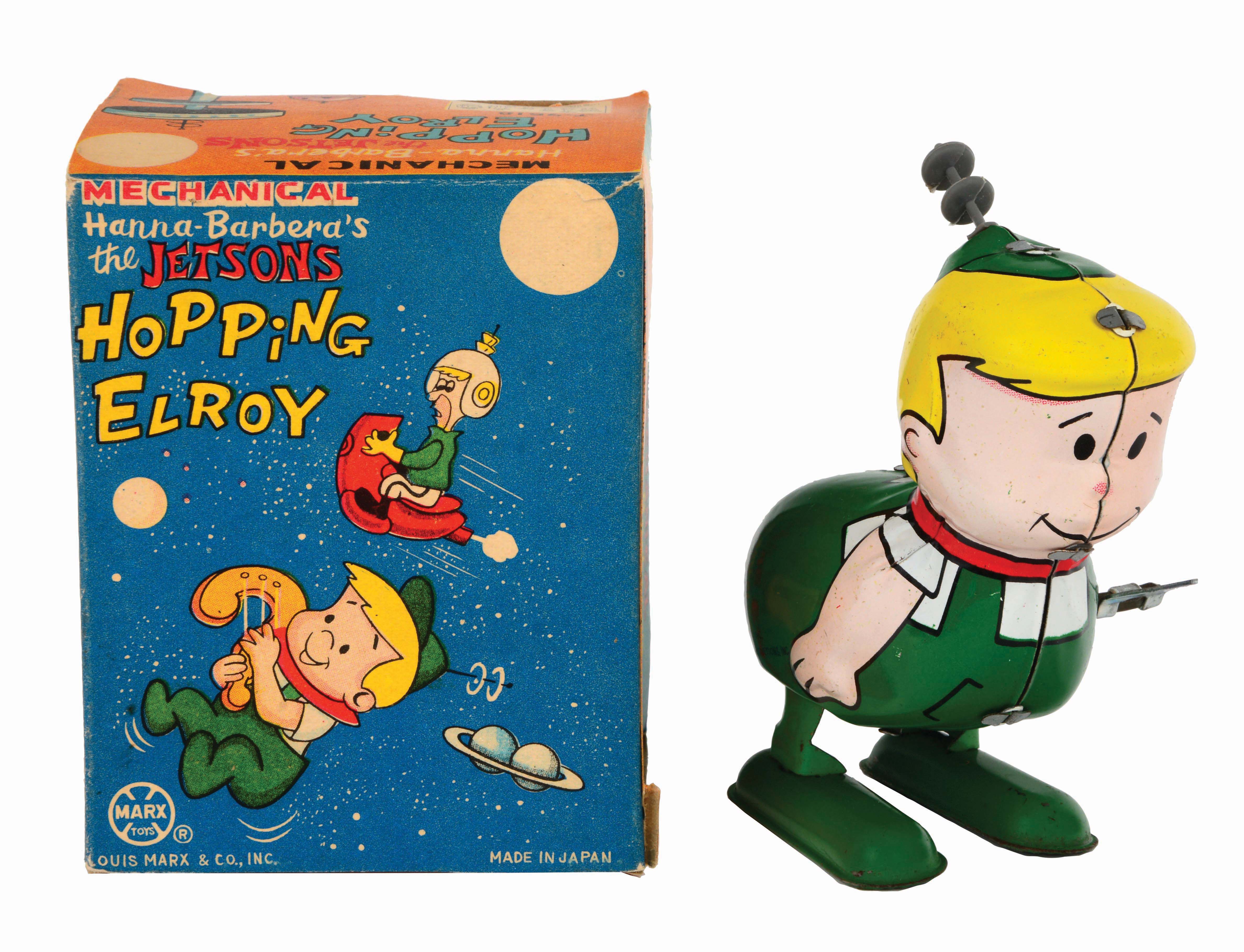 Lot Detail MARX TINLITHO WINDUP JETSONS HOPPING ELROY TOY.