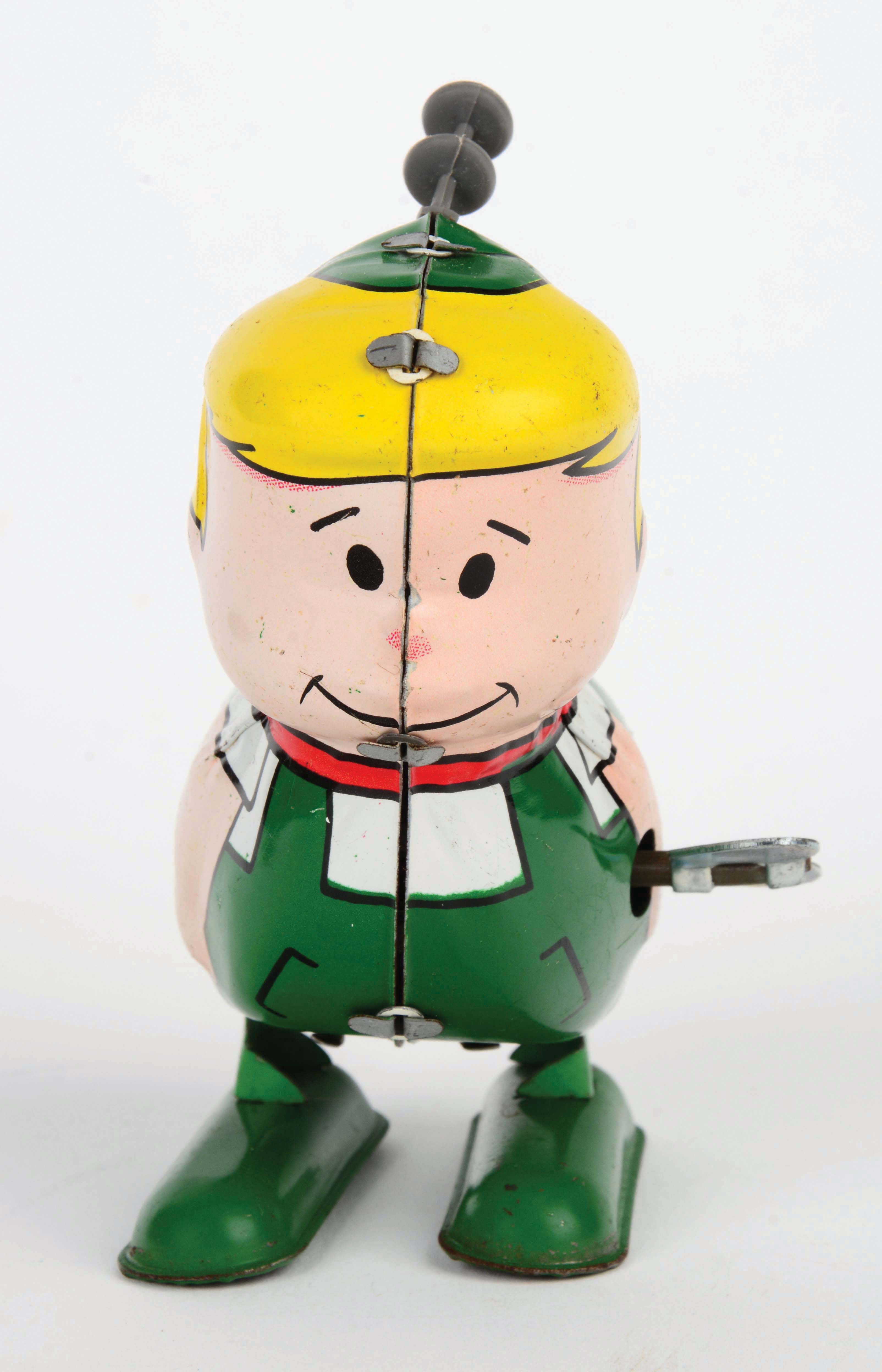 Lot Detail MARX TINLITHO WINDUP JETSONS HOPPING ELROY TOY.