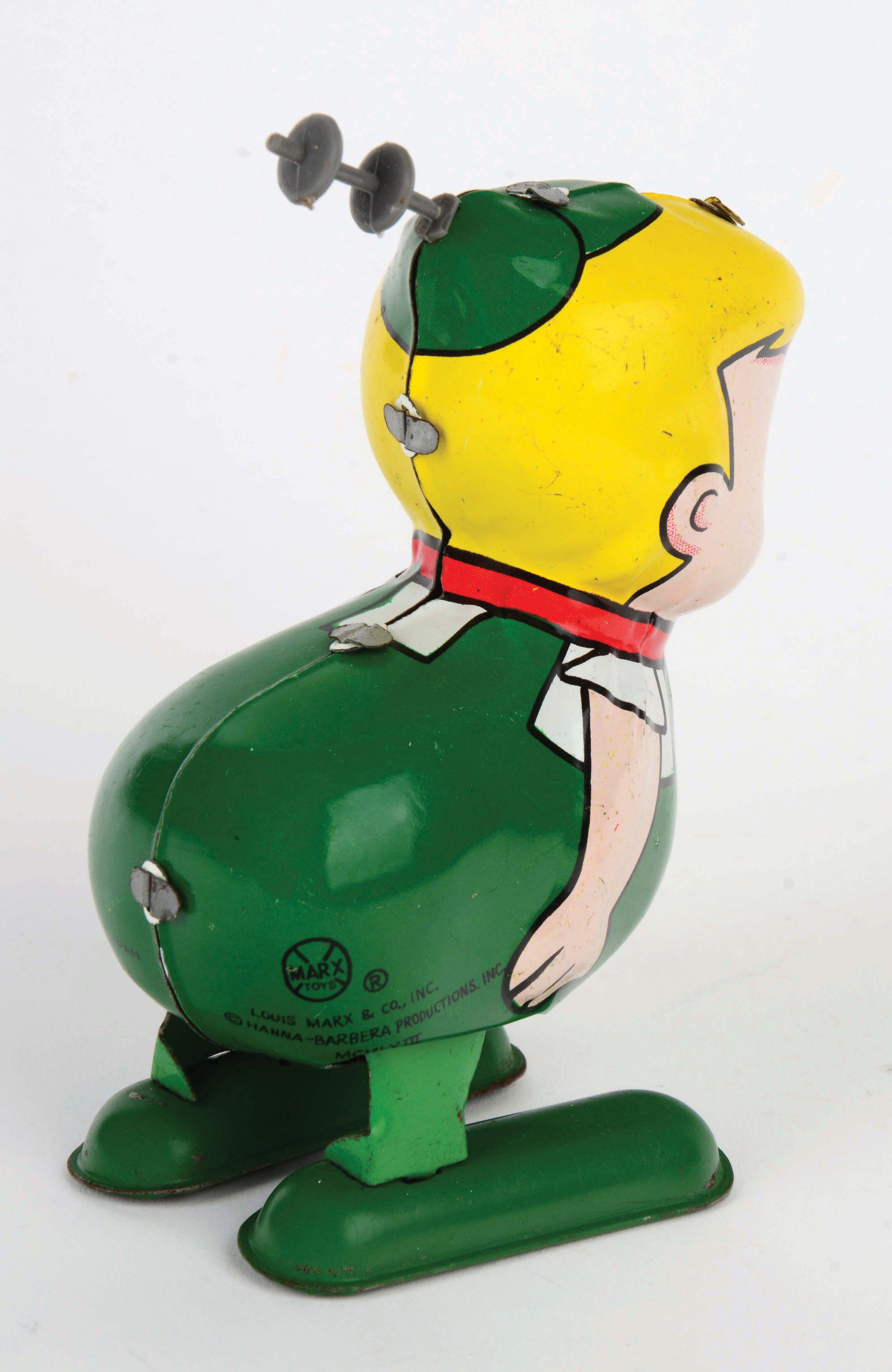 Lot Detail MARX TINLITHO WINDUP JETSONS HOPPING ELROY TOY.