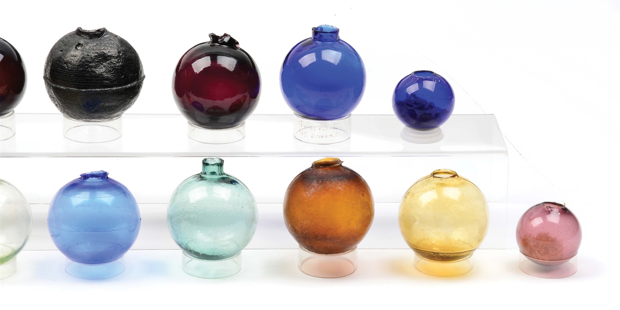 Lot Detail LOT OF 18 GLASS TARGET BALLS.