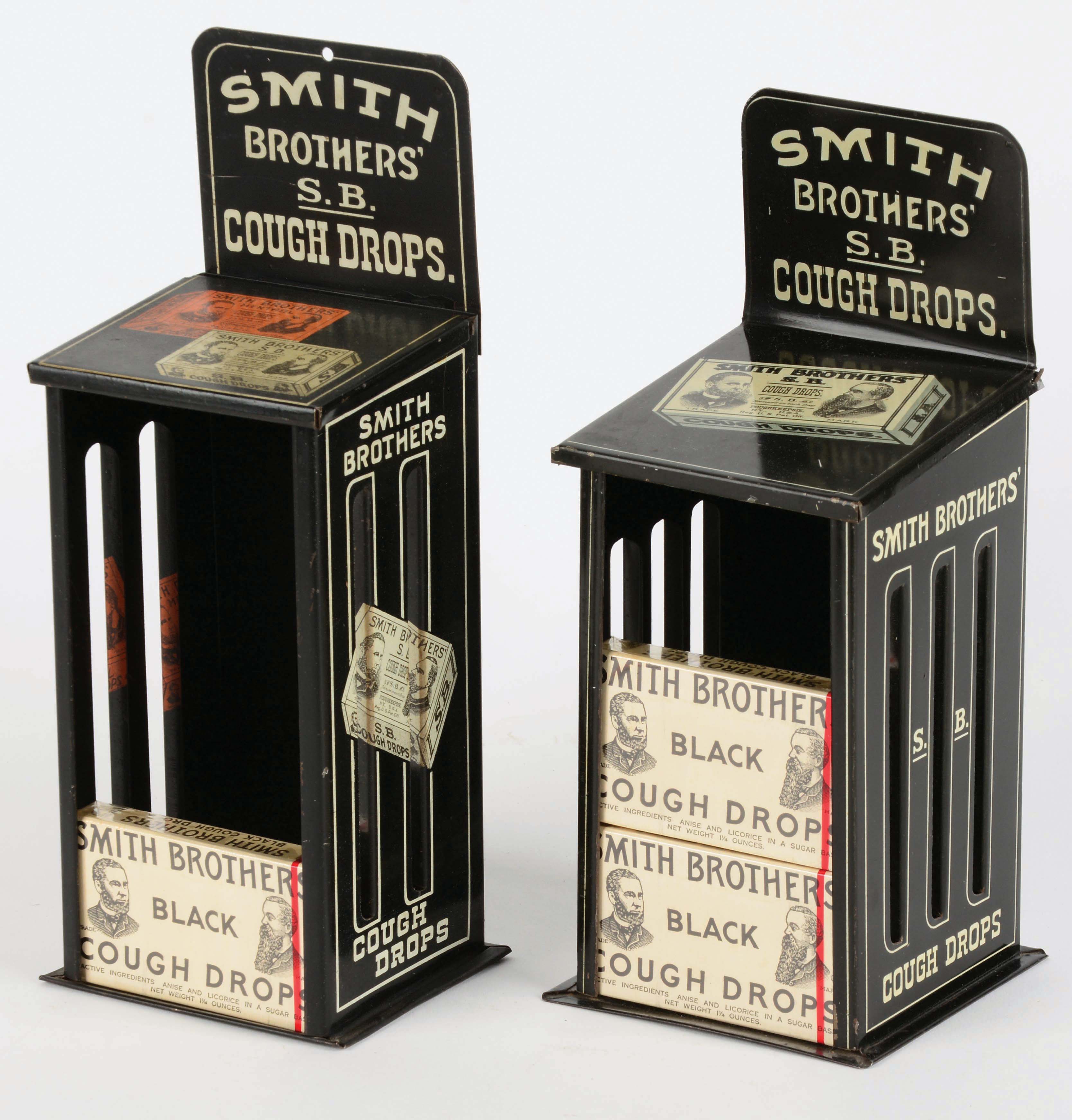 Lot Detail LOT OF 2 SMITH BROTHERS COUGH DROP DISPLAYS.