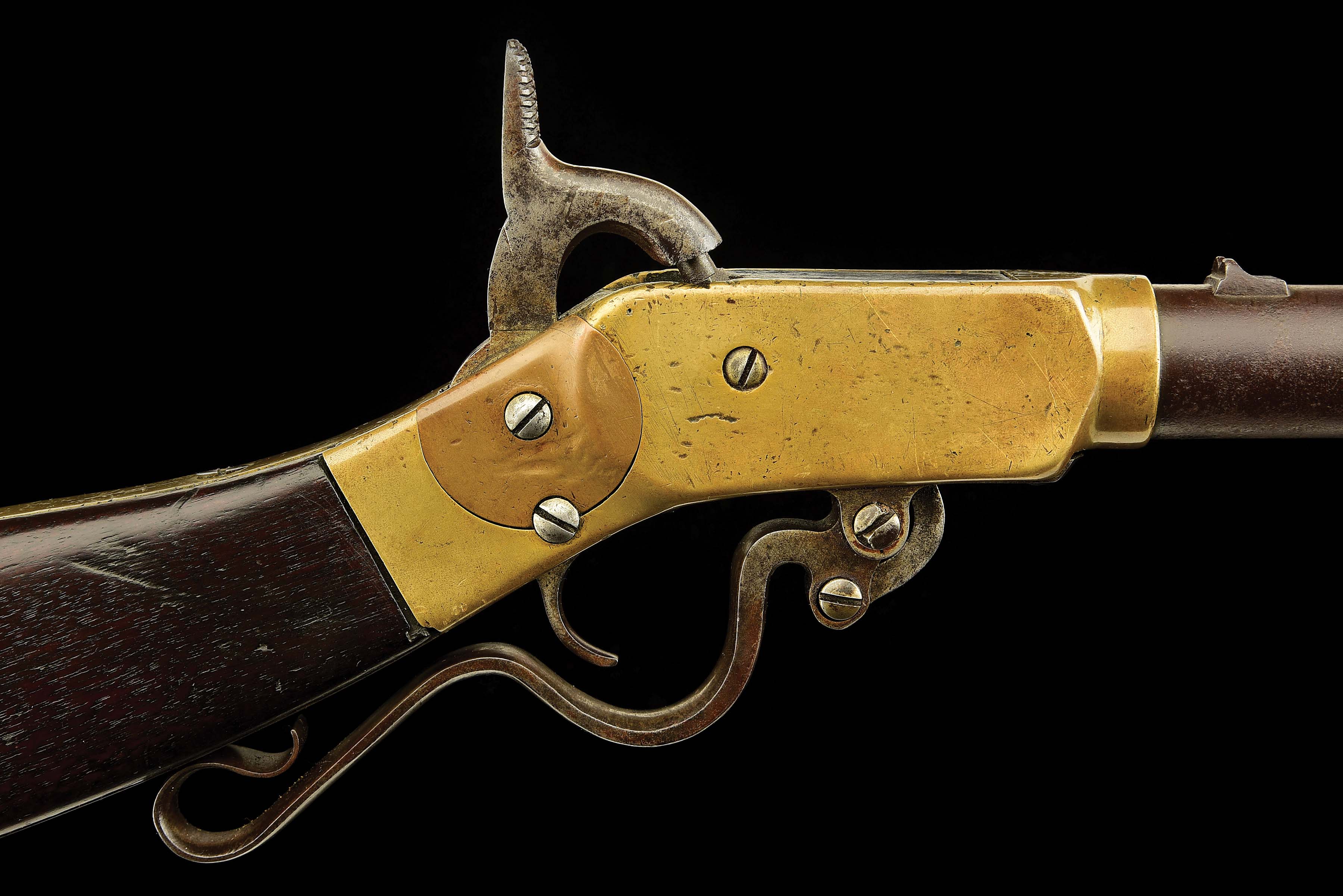 Lot Detail (A) RARE AND DESIRABLE CONFEDERATE KEEN & WALKER CARBINE.