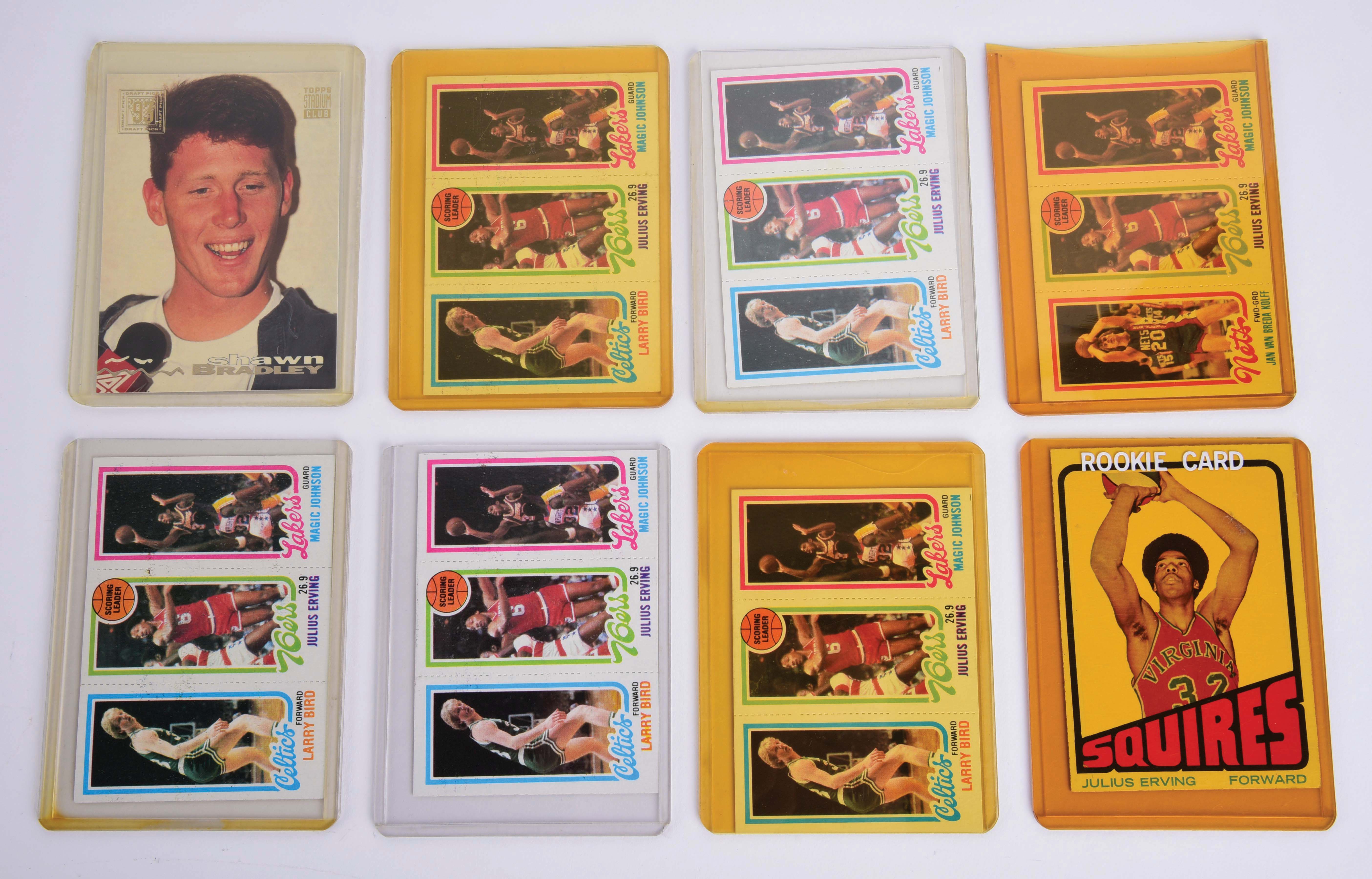 Lot Detail LOT OF 8 TOPPS BASKETBALL ROOKIE CARDS.