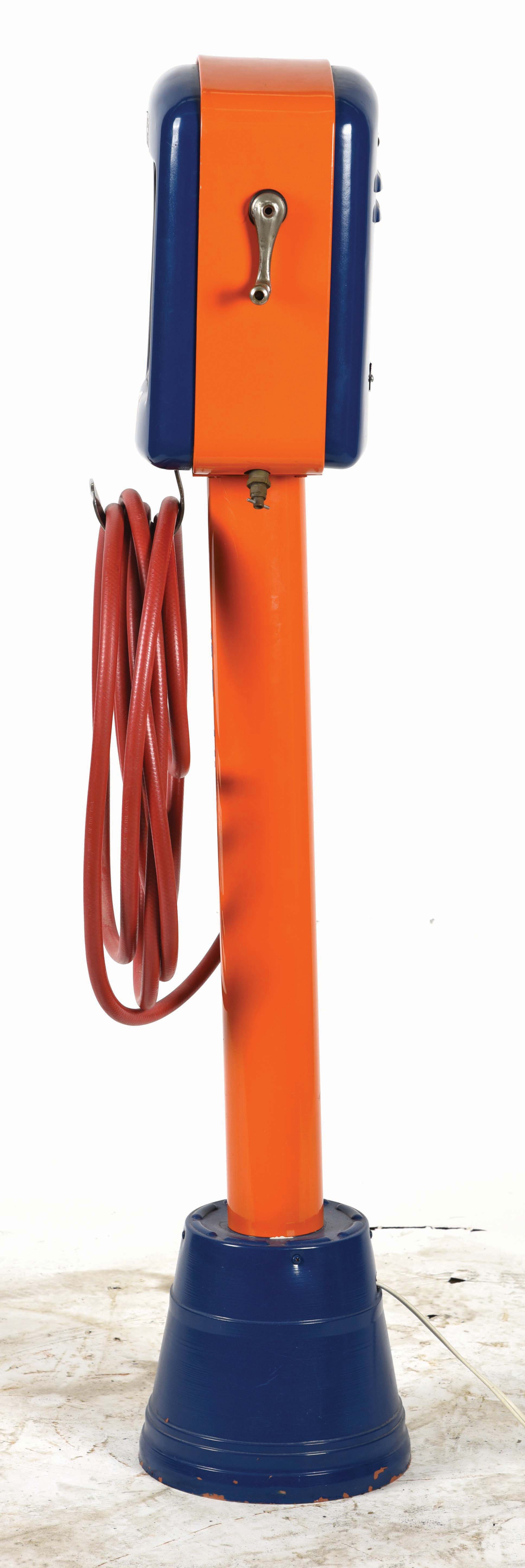 Lot Detail GILBARCO SERVICE STATION AIR METER RESTORED IN GULF GASOLINE.