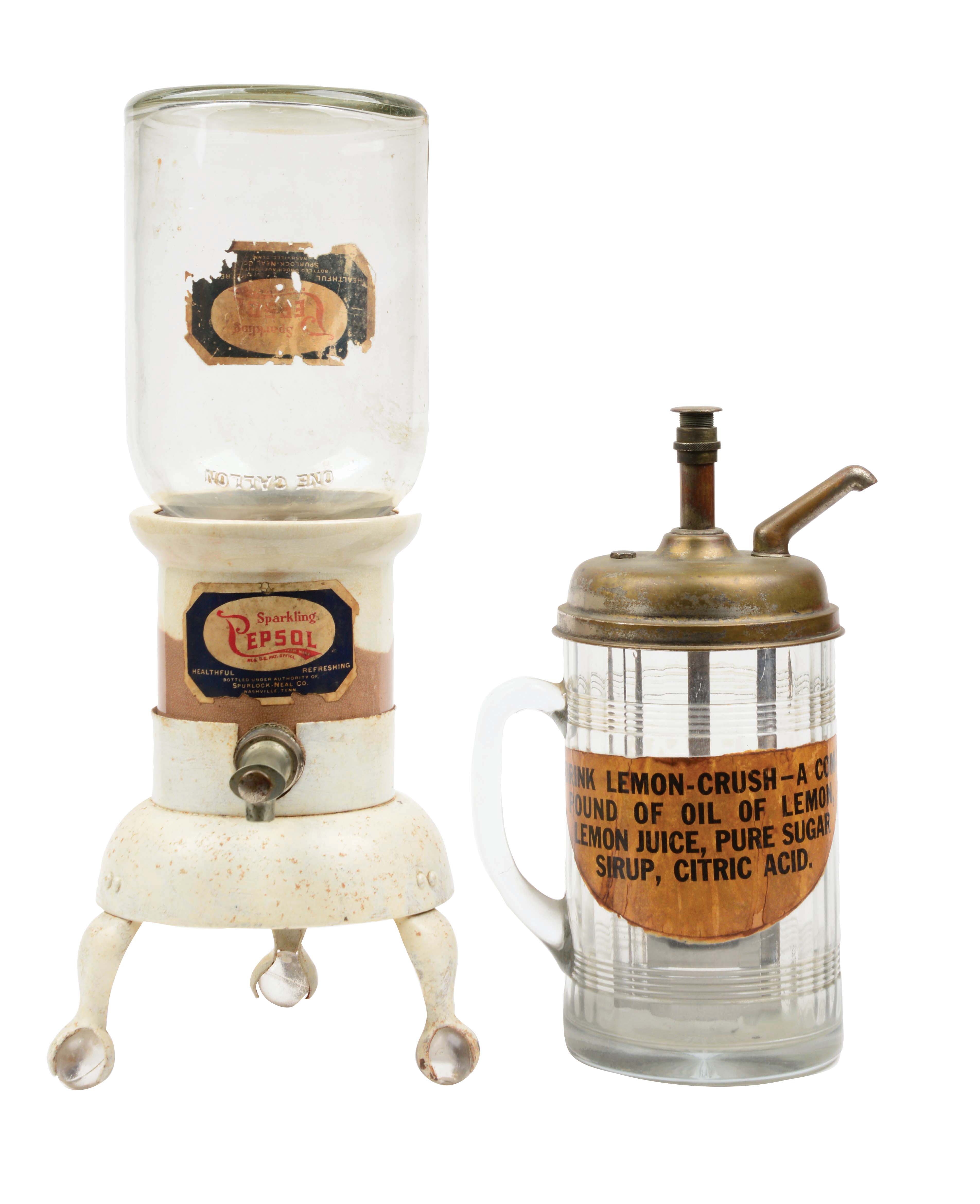 Lot Detail LOT OF 2 SODA SYRUP DISPENSERS.