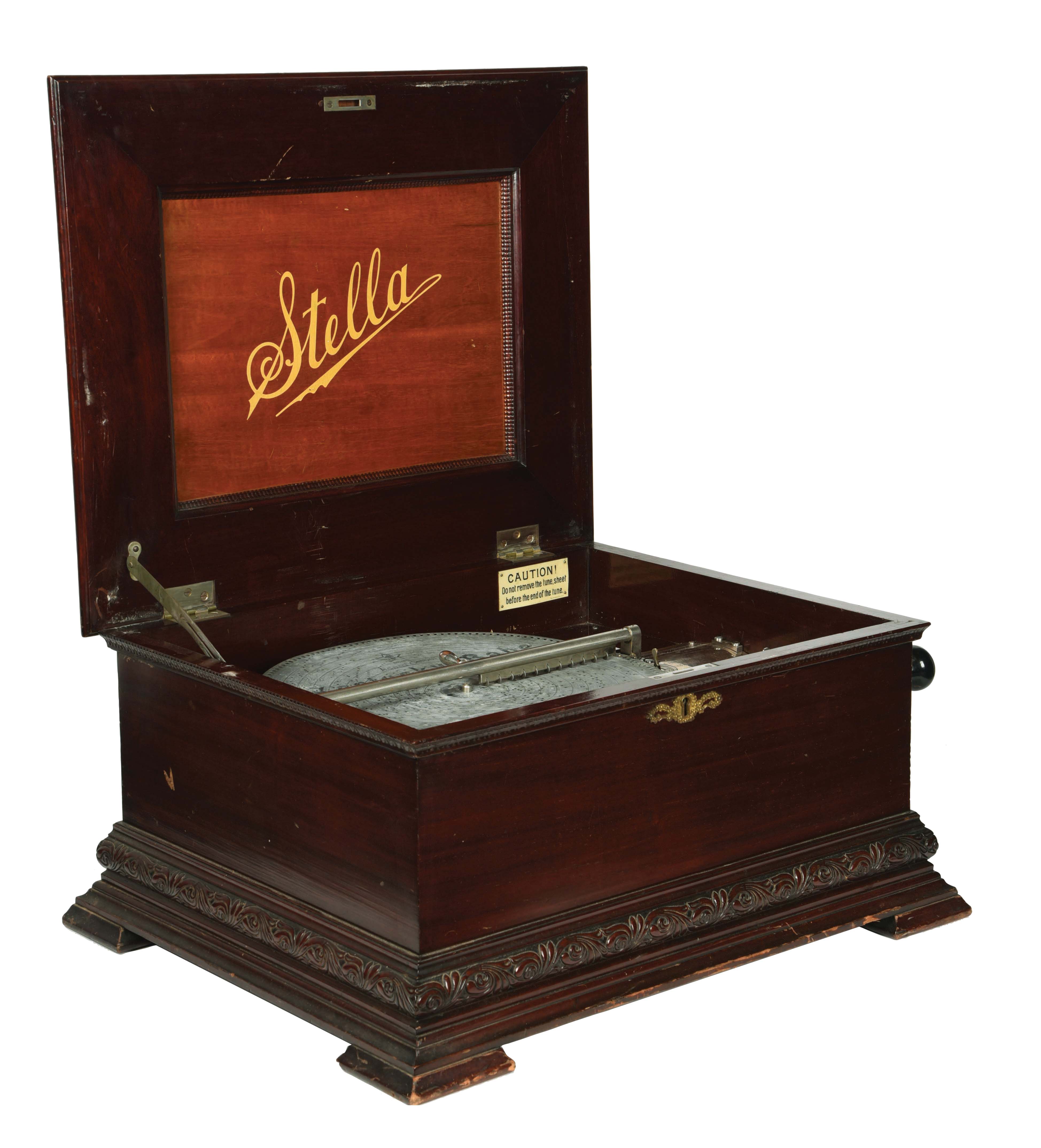 Lot Detail STELLA NO. 63 MUSIC BOX WITH 14" DISCS.