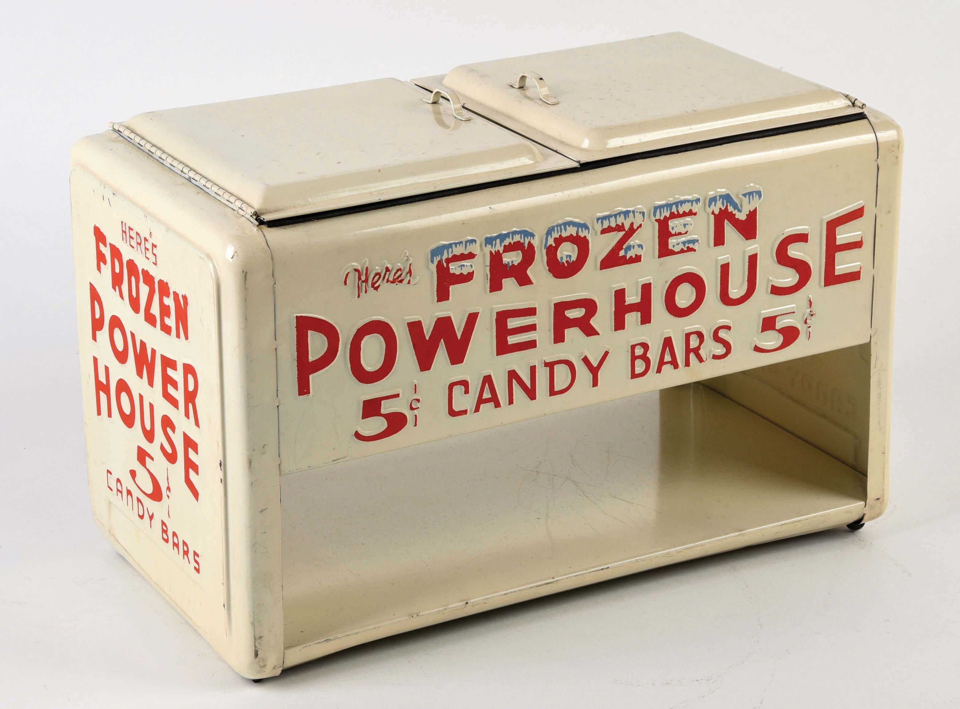 Lot Detail FROZEN POWERHOUSE CANDY BAR MINIATURE COOLER.