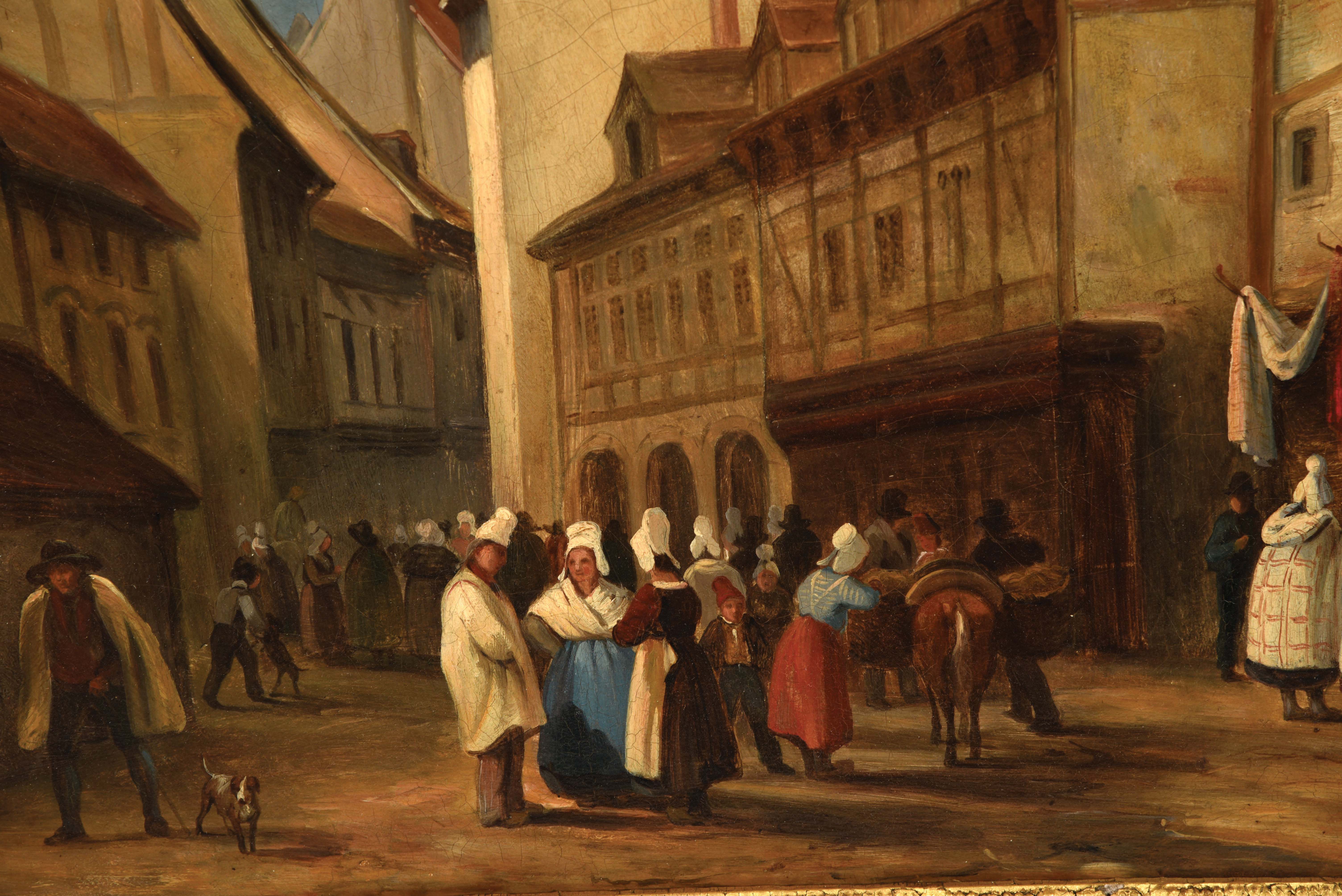 Lot Detail 19TH CENTURY MUSICAL PAINTING CLOCK.