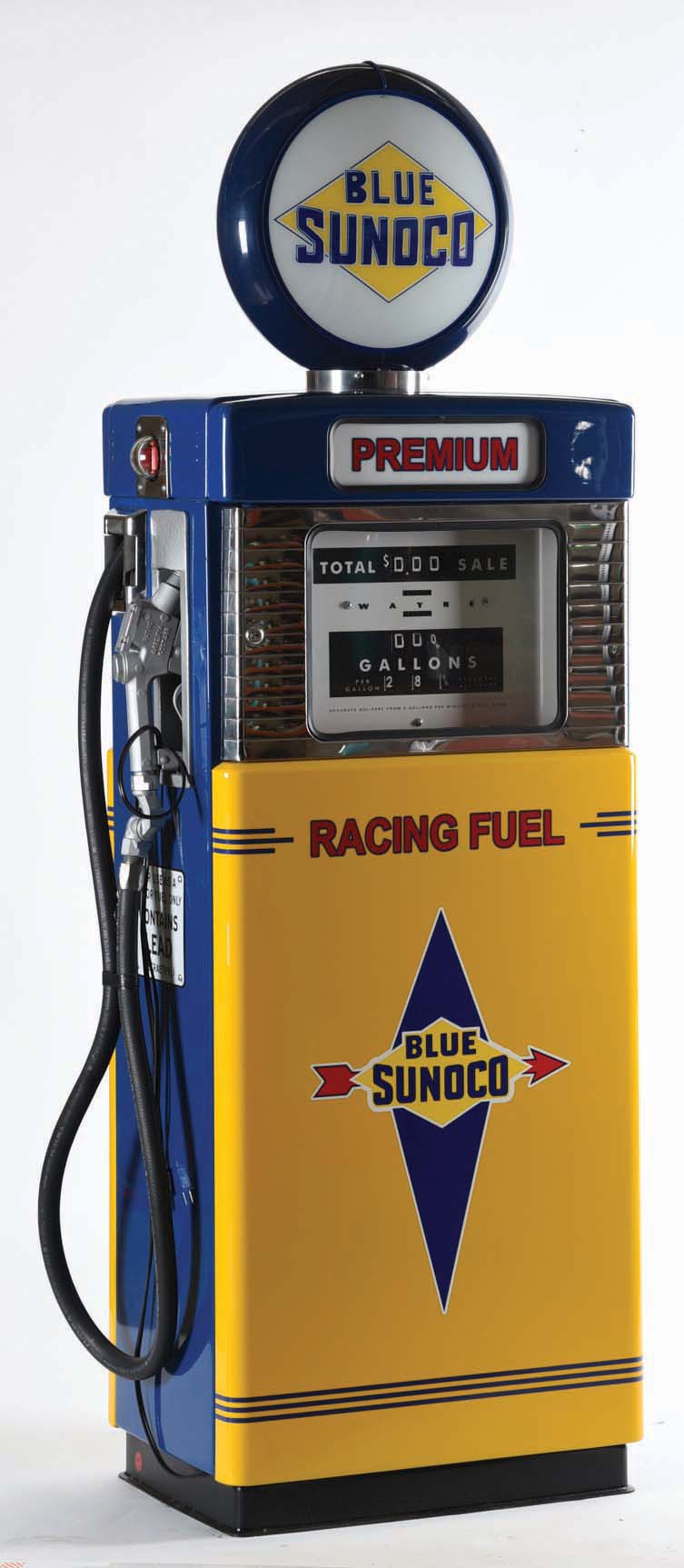 Lot Detail WAYNE MODEL 505 GAS PUMP RESTORED IN SUNOCO GASOLINE.