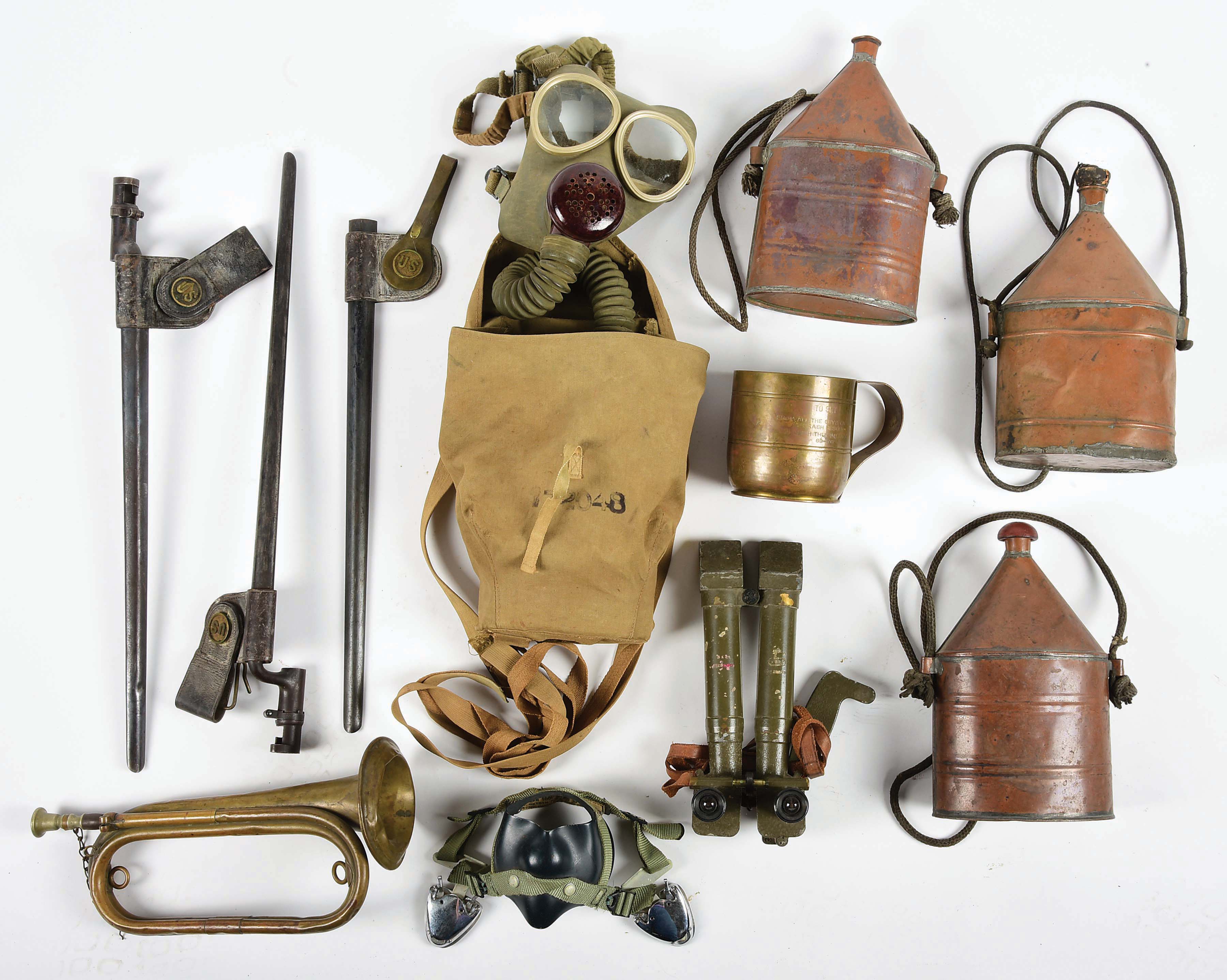 Lot Detail LARGE LOT OF MILITARY FIELD GEAR AND EQUIPMENT.