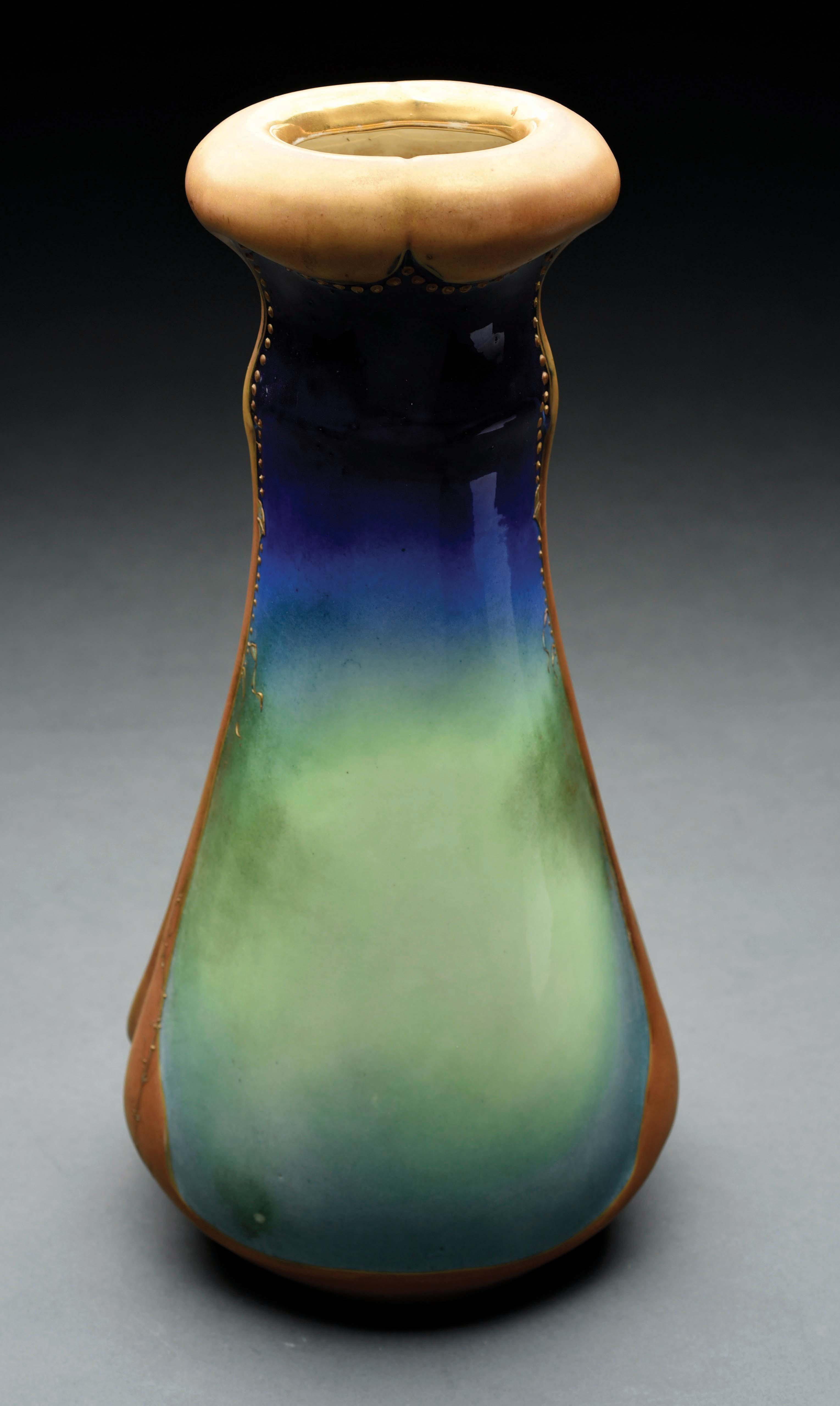 Lot Detail AMPHORA SPIDER LADY VASE.