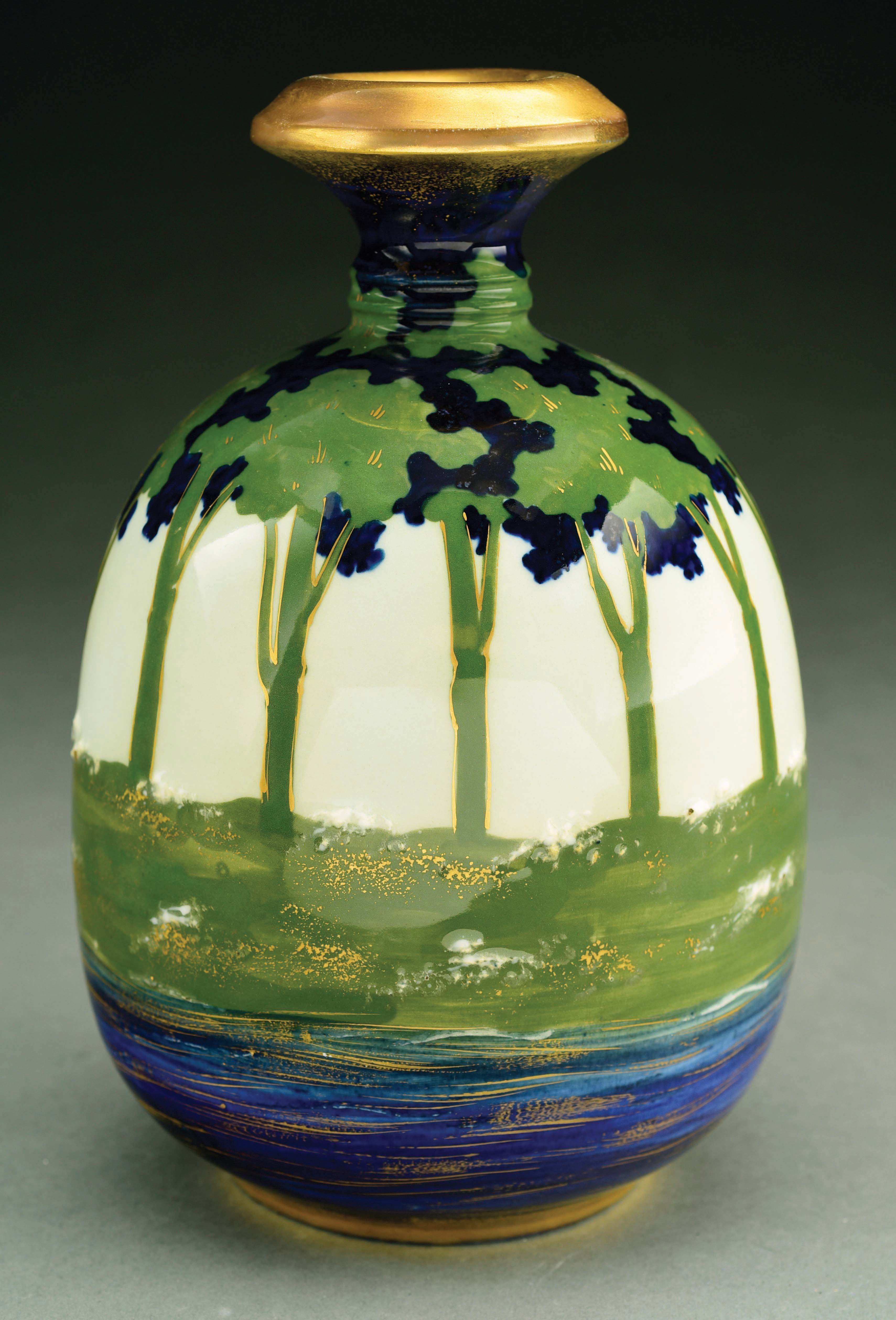 Lot Detail AMPHORA “LADY OF THE LAKE” PORTRAIT VASE.