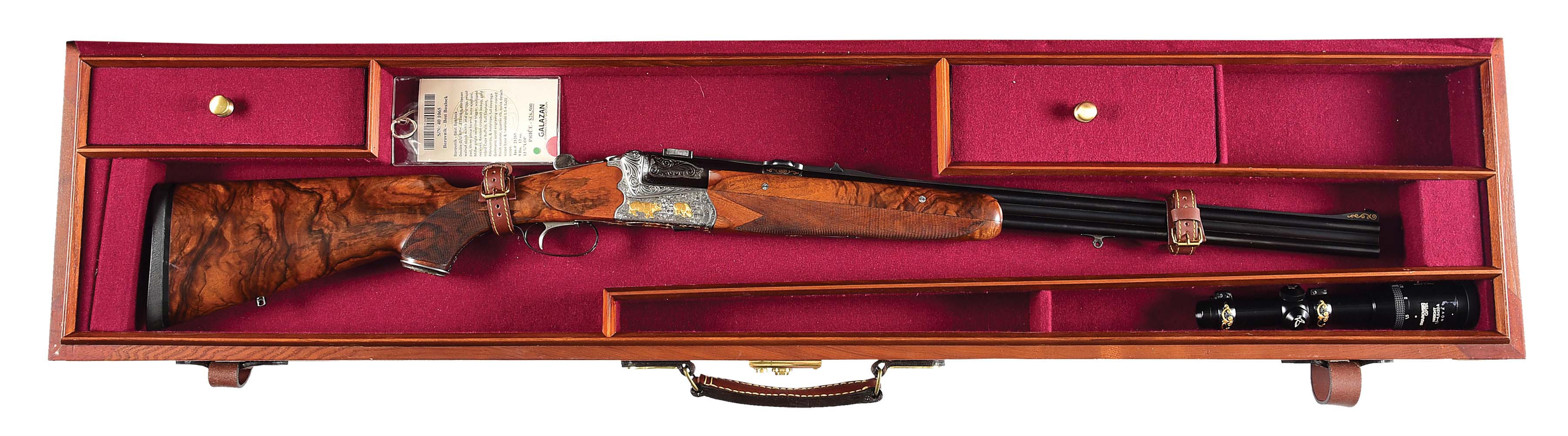 Lot Detail (C) LUDWIG BOROVNIK BEST RIFLE IN .375 H&H WITH CASE.