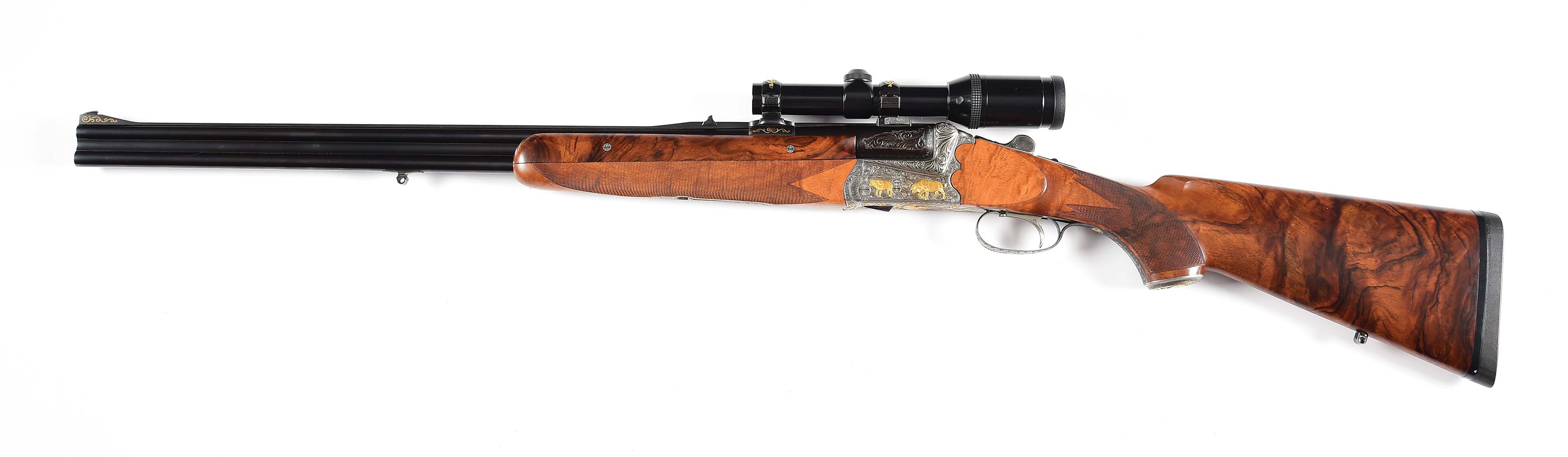 Lot Detail (C) LUDWIG BOROVNIK BEST RIFLE IN .375 H&H WITH CASE.