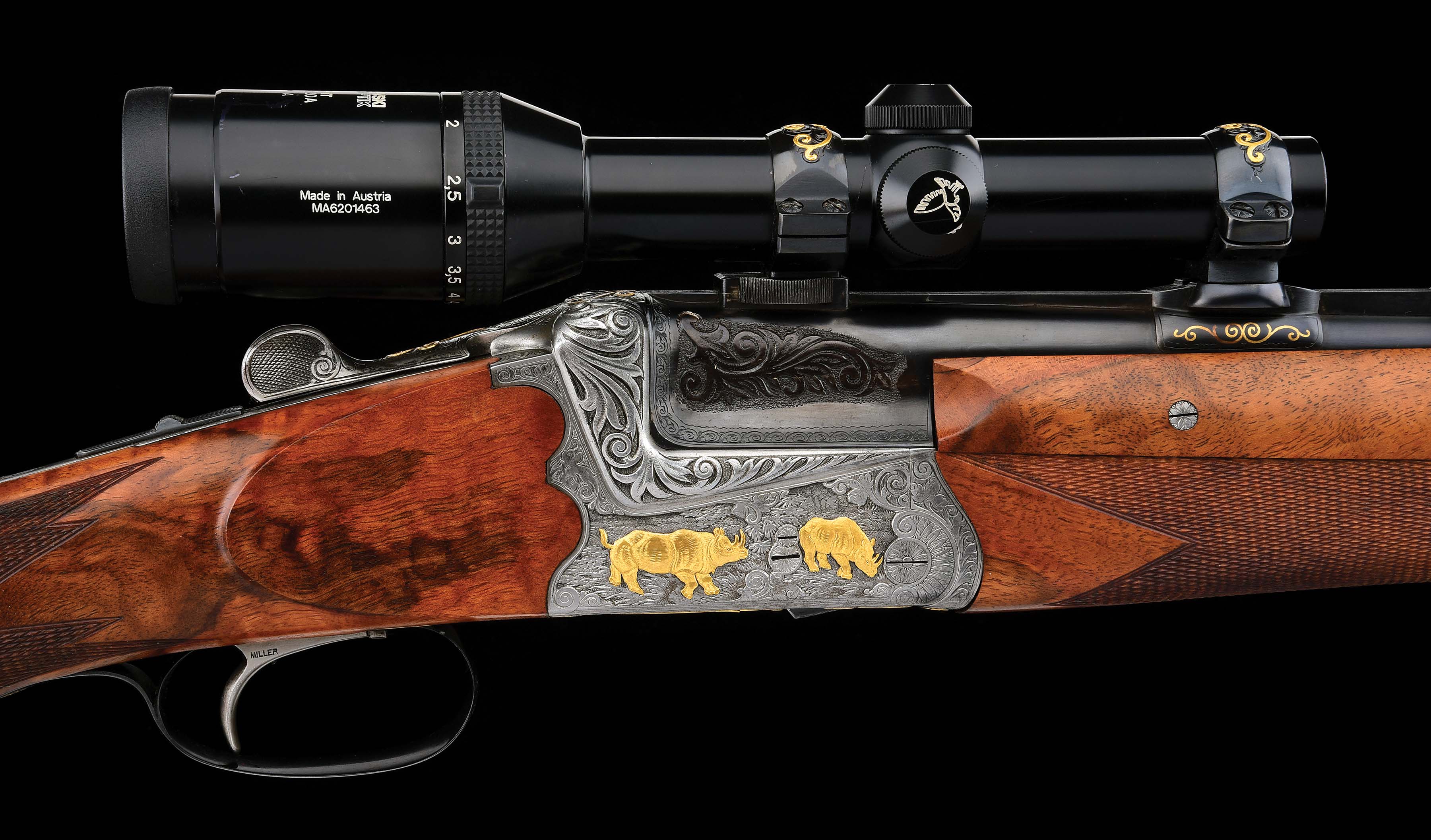 Lot Detail (C) LUDWIG BOROVNIK BEST RIFLE IN .375 H&H WITH CASE.