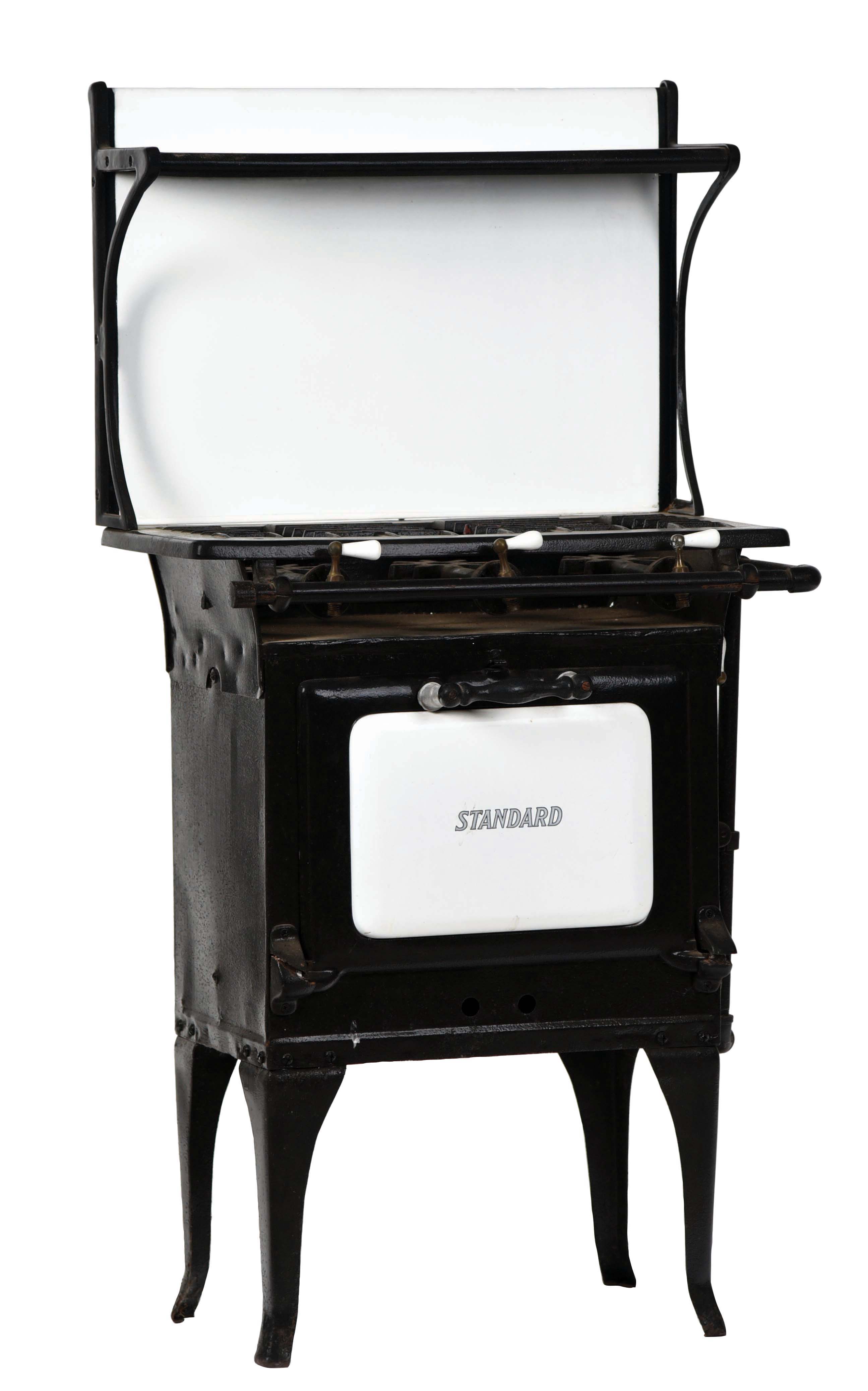 Lot Detail STANDARD CASTIRON PORCELAIN STOVE/OVEN.