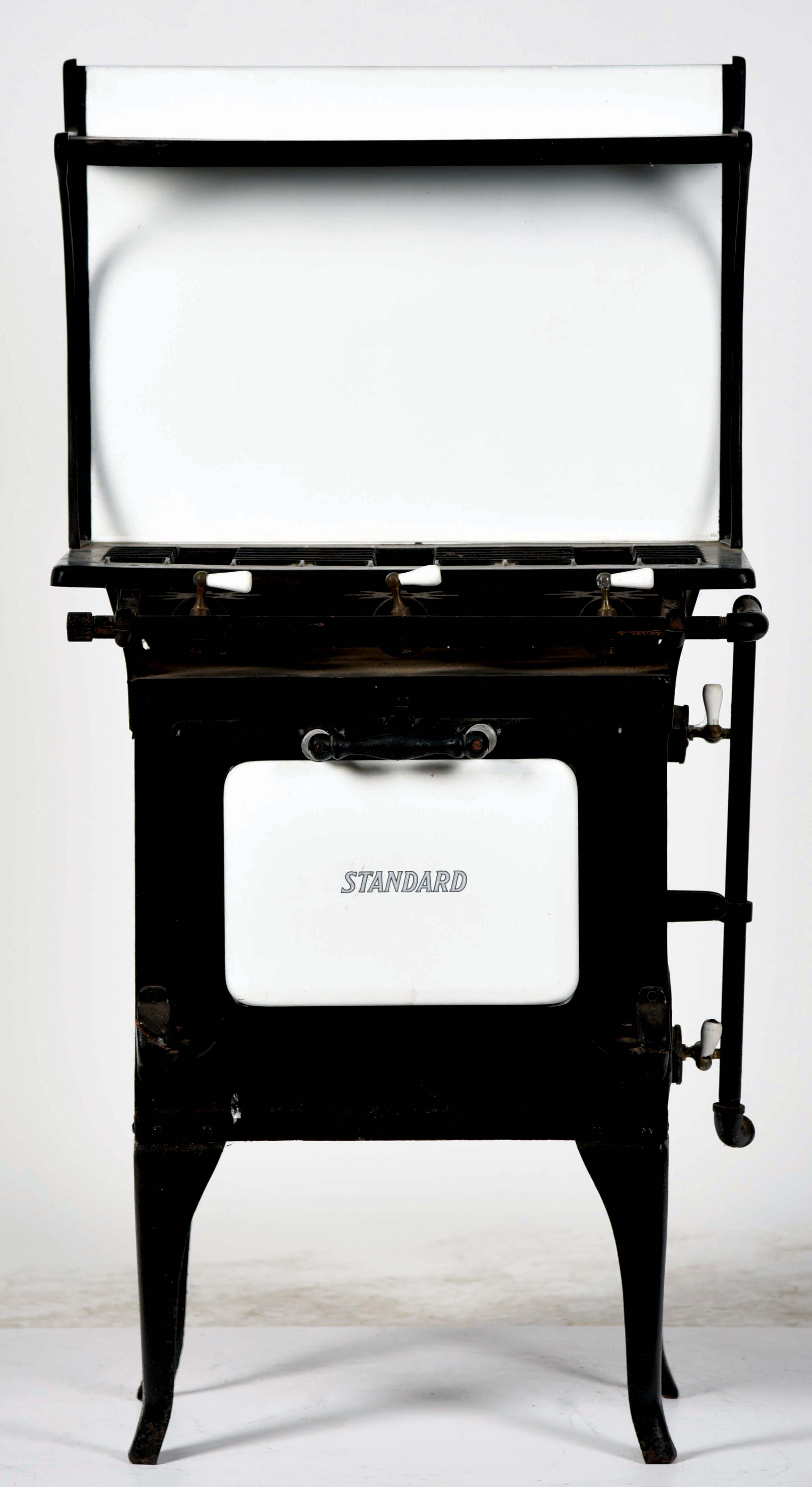 Lot Detail STANDARD CASTIRON PORCELAIN STOVE/OVEN.