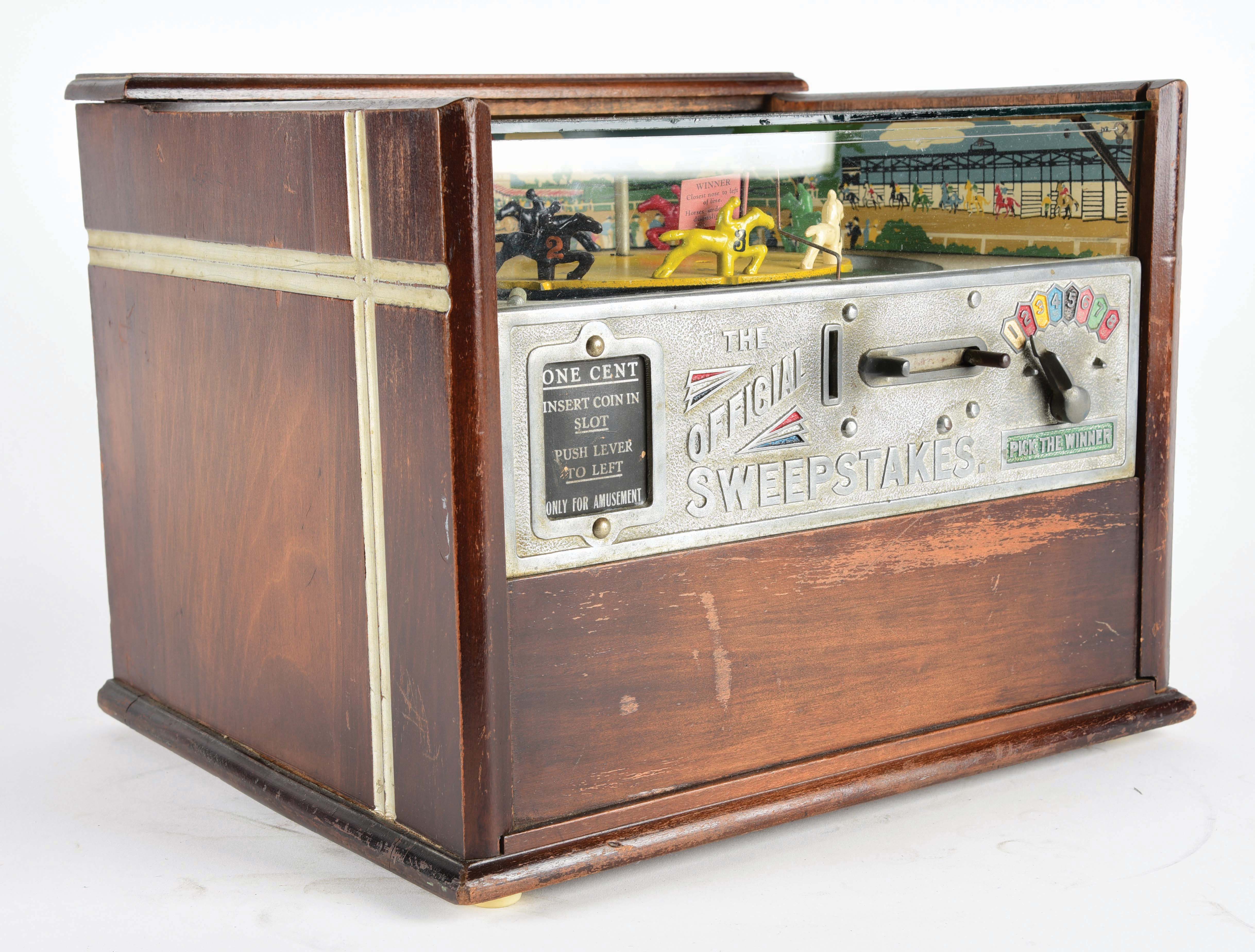 Lot Detail 1¢ ROCKOLA OFFICIAL SWEEPSTAKES.