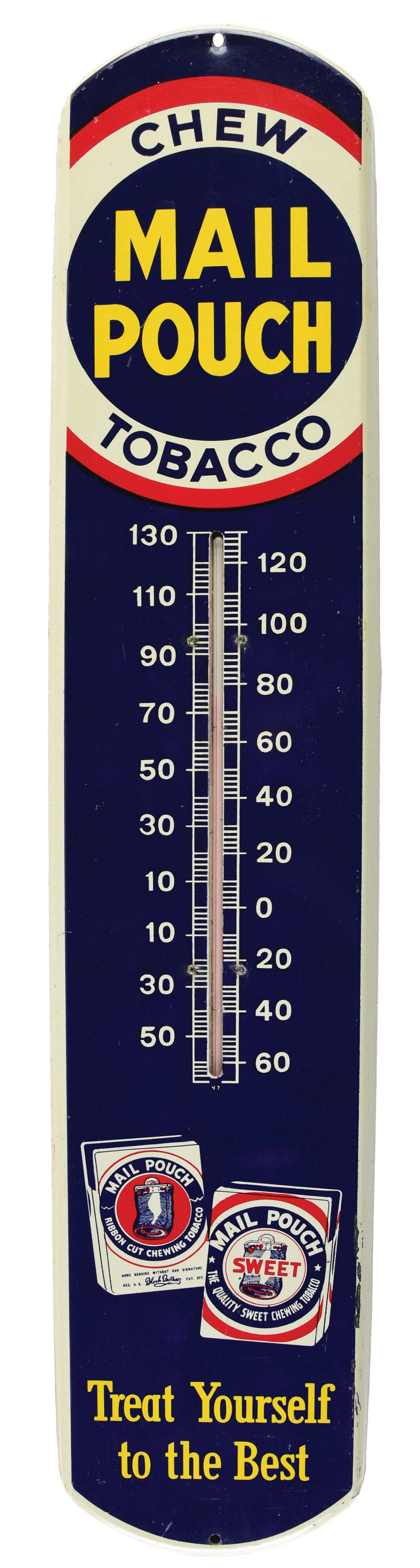 Lot Detail MAIL POUCH TOBACCO THERMOMETER.