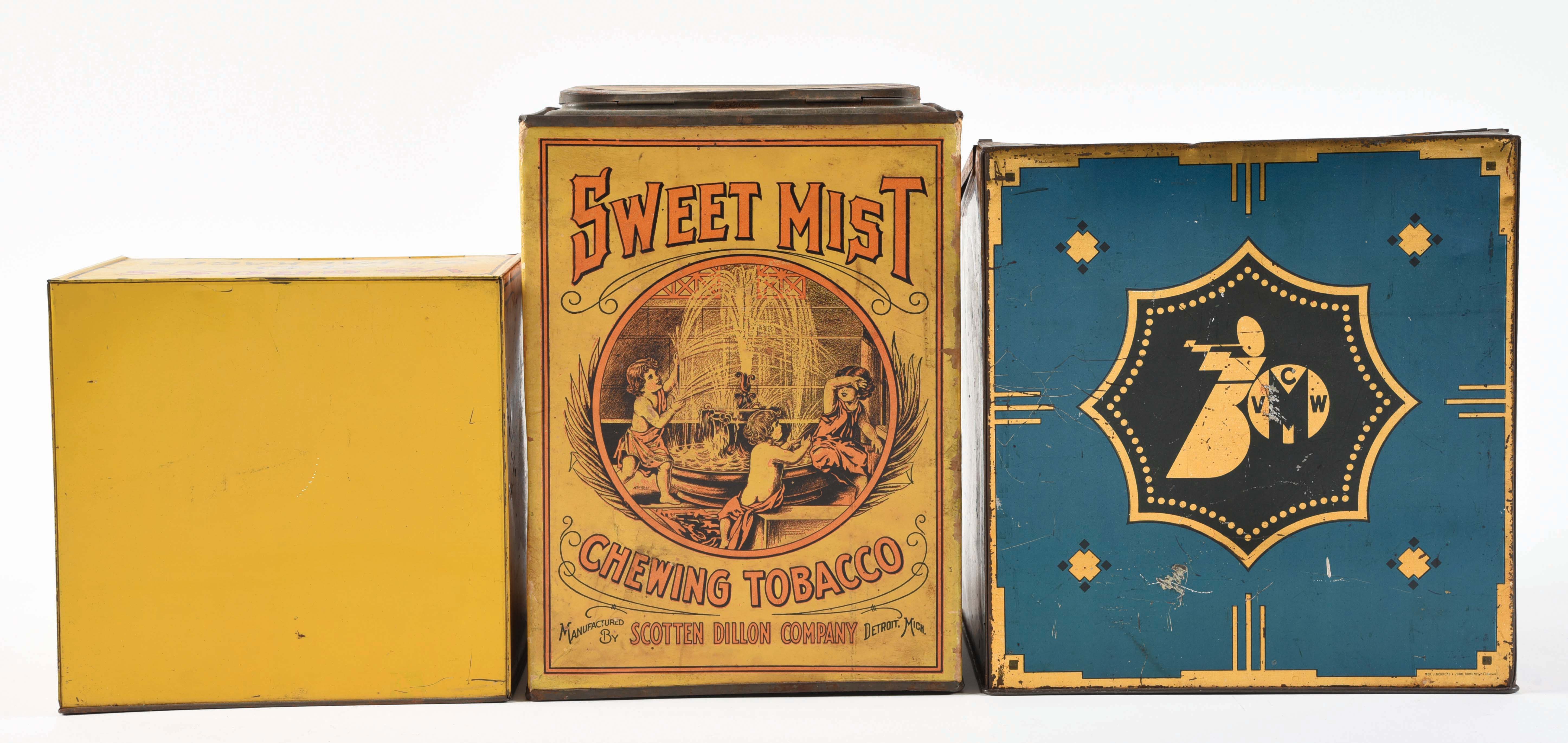 Lot Detail LOT OF 3 COUNTRY STORE TINS.