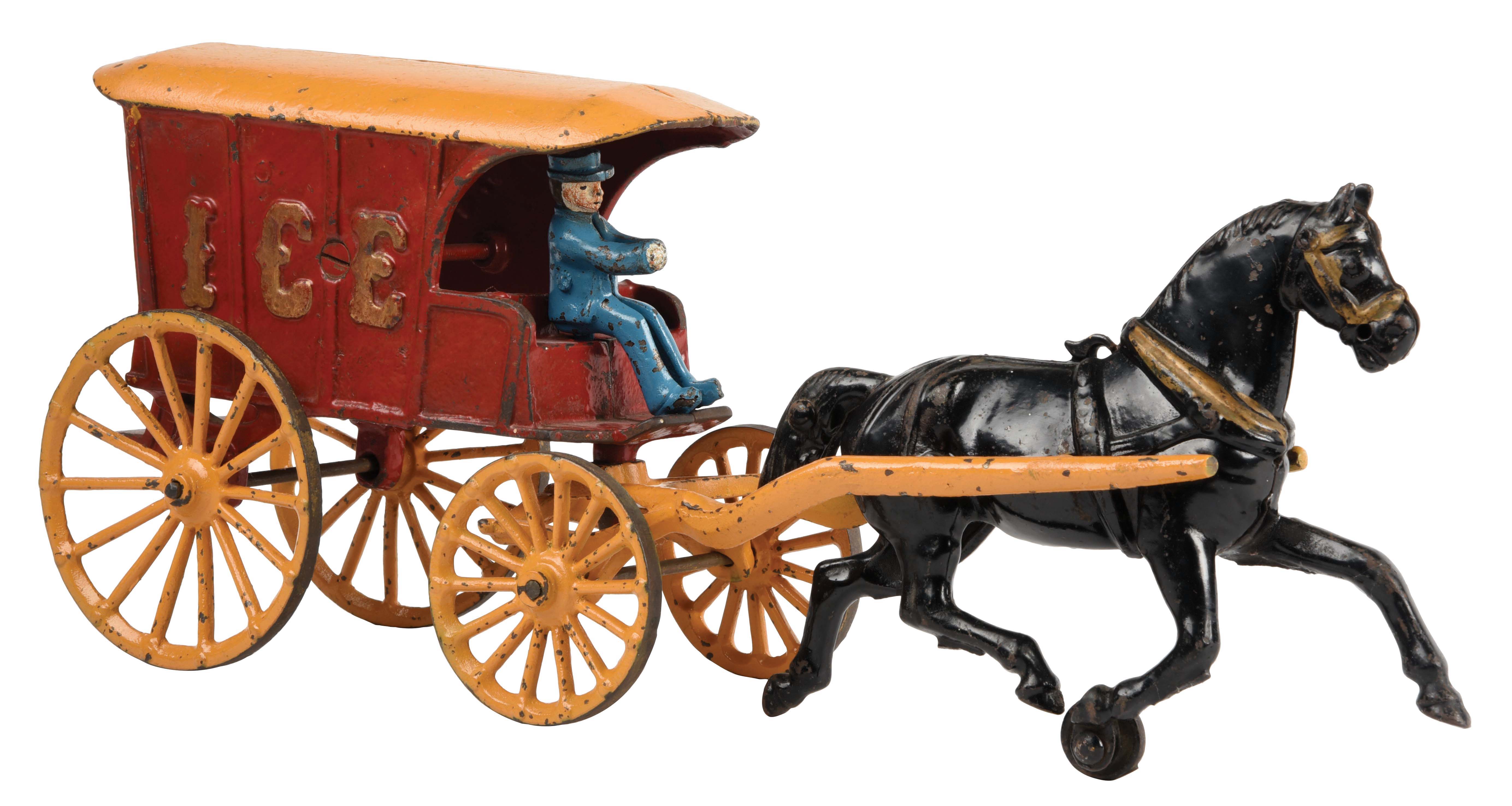 Lot Detail HORSEDRAWN ICE WAGON.