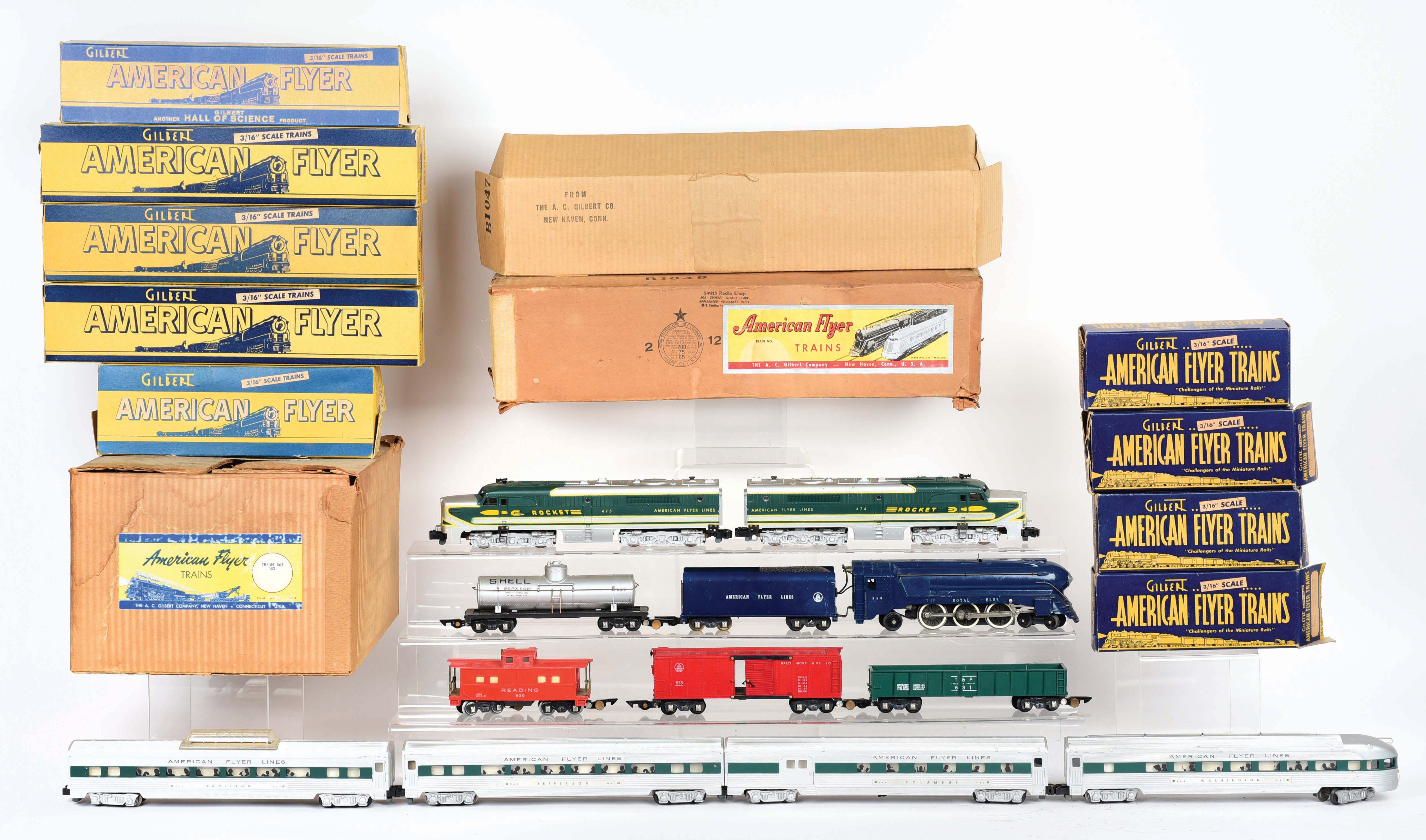 Lot Detail LOT OF 2 AMERICAN FLYER S GAUGE TRAIN SETS.