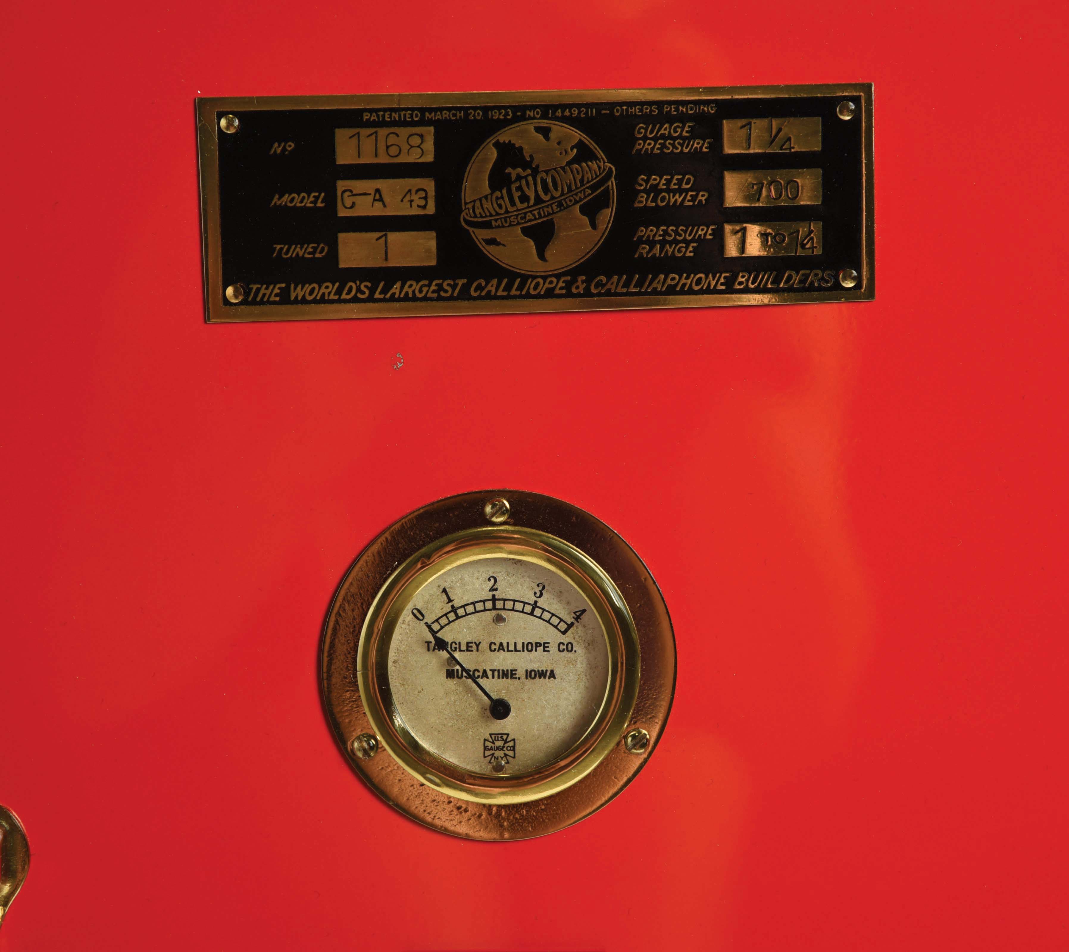 Lot Detail ORIGINAL TANGLEY MODEL CA43 CIRCUS CALLIOPE.