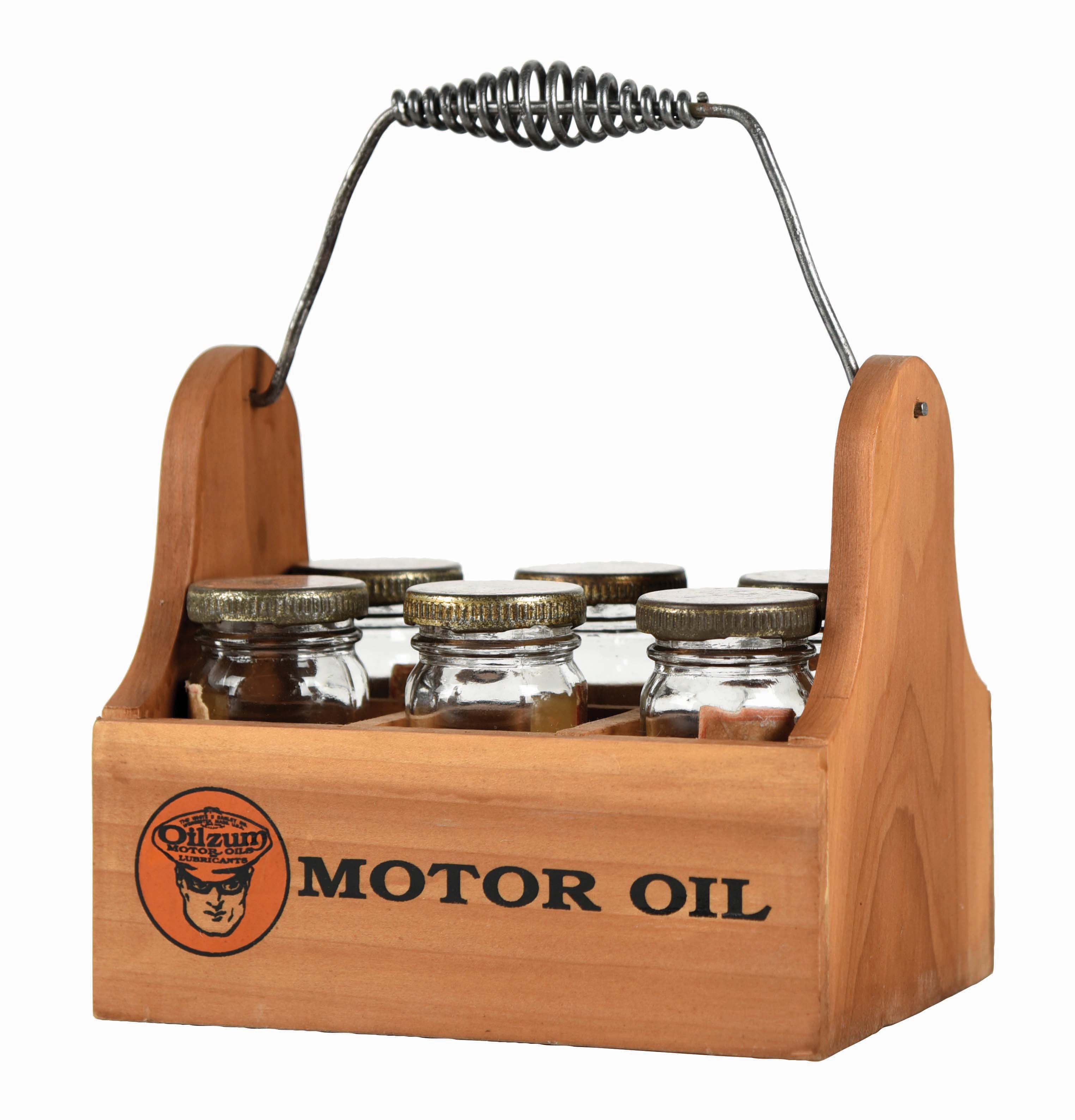 Lot Detail OILZUM VITALUBE MOTOR OIL EMBOSSED GLASS BOTTLES W