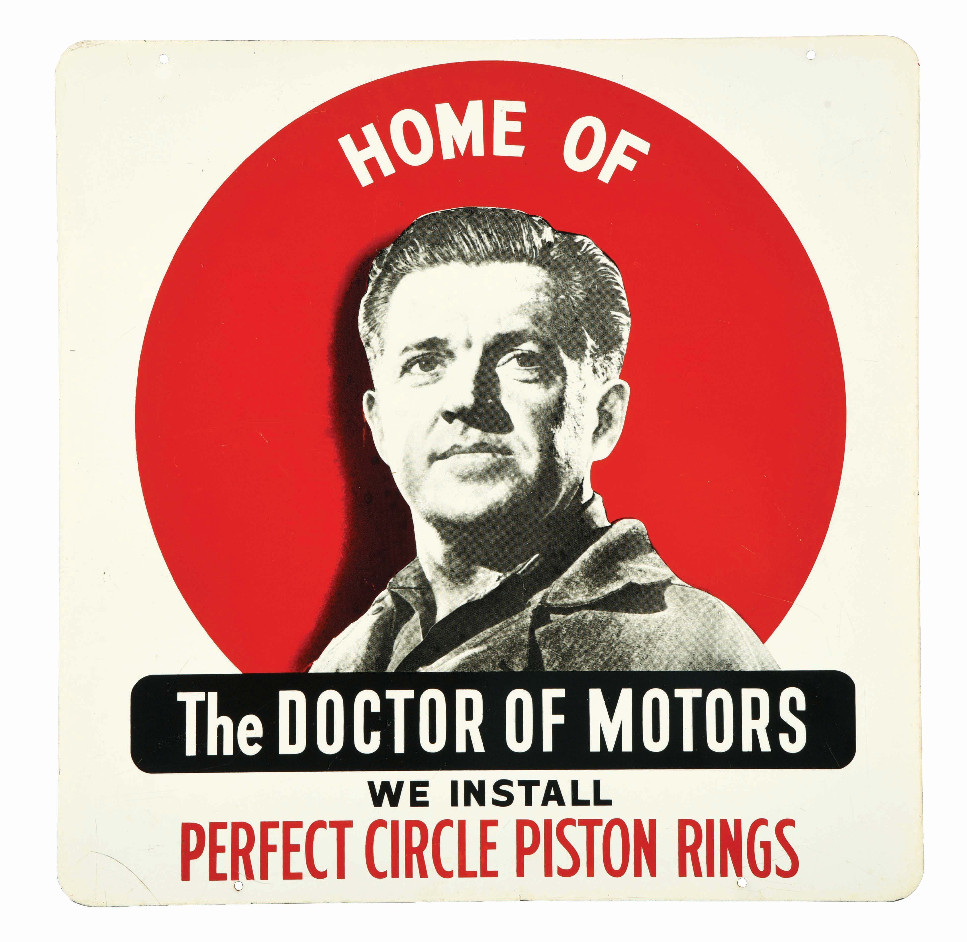 Lot Detail PERFECT CIRCLE PISTON RINGS HOME OF THE DOCTOR OF MOTORS