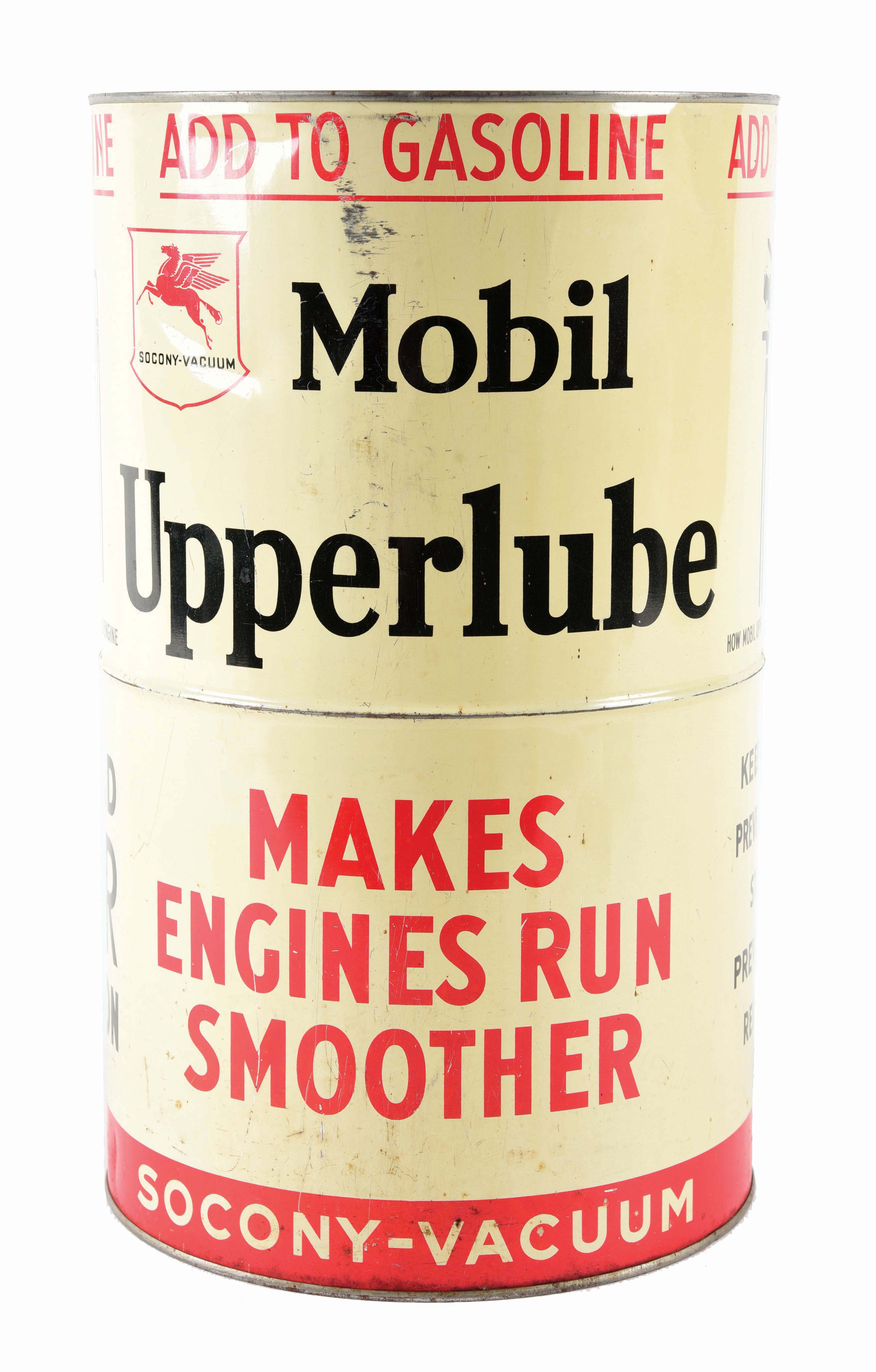 Lot Detail MOBIL GASOLINE UPPERLUBE ADDITIVE SERVICE STATION DISPLAY