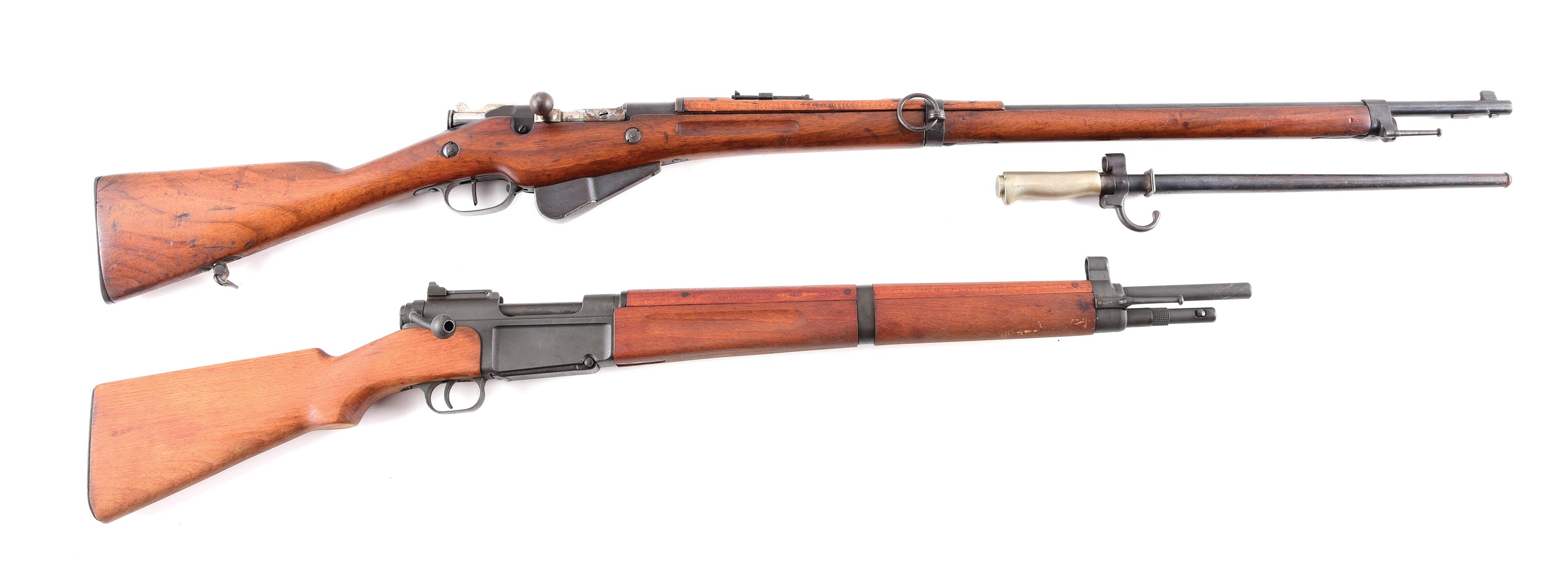 Lot Detail (C) LOT OF 2 BERTHIER M16 & MAS36 FRENCH BOLT ACTION MILITARY RIFLES.