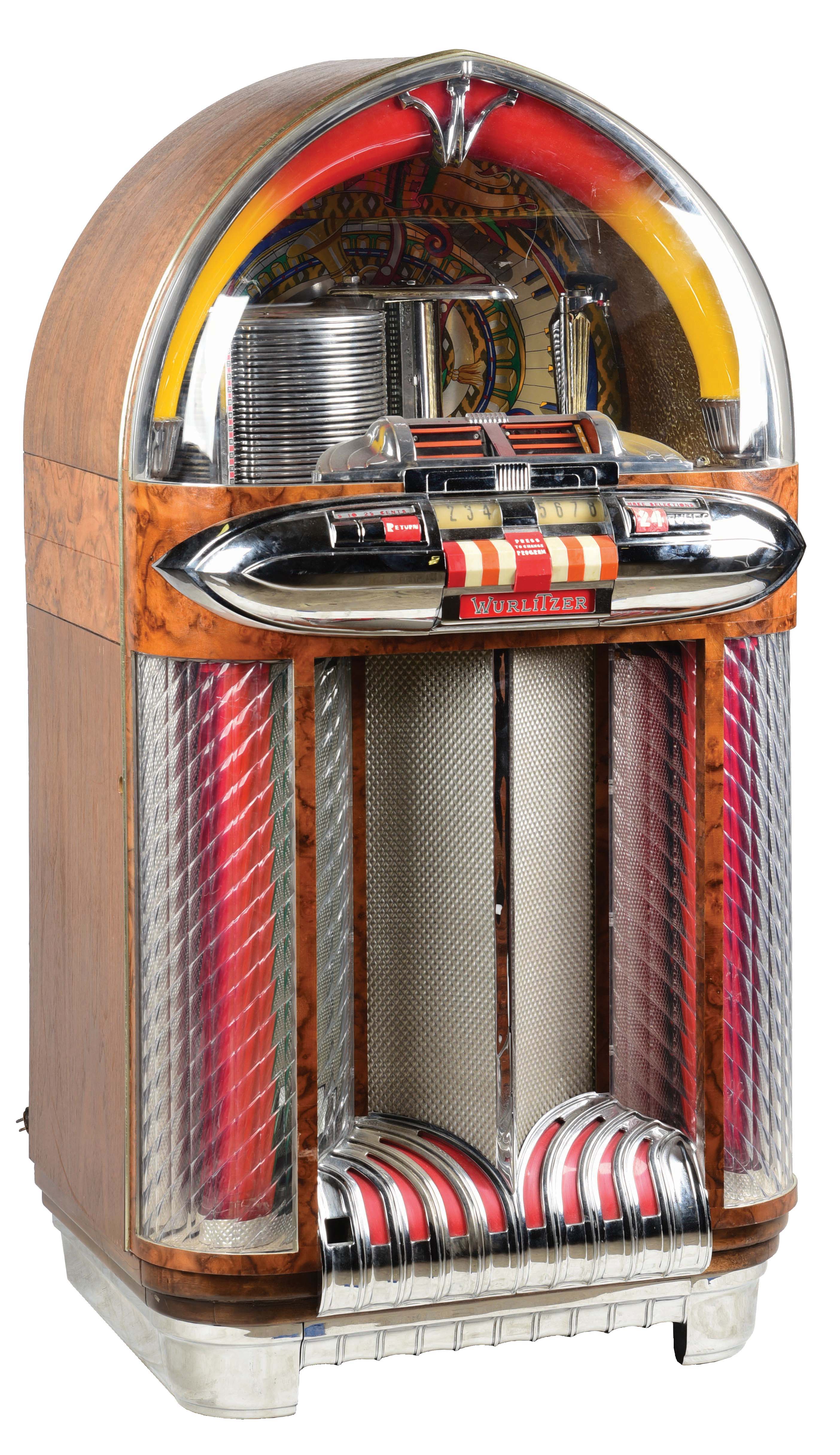 Lot Detail WURLITZER COINOPERATED JUKEBOX.