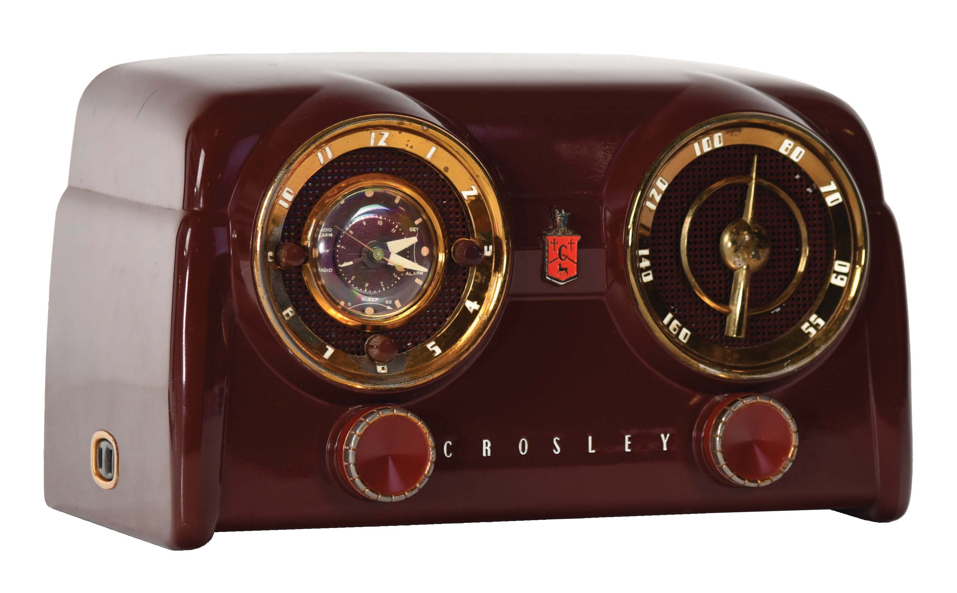 Lot Detail CROSLEY AM CLOCK RADIO.