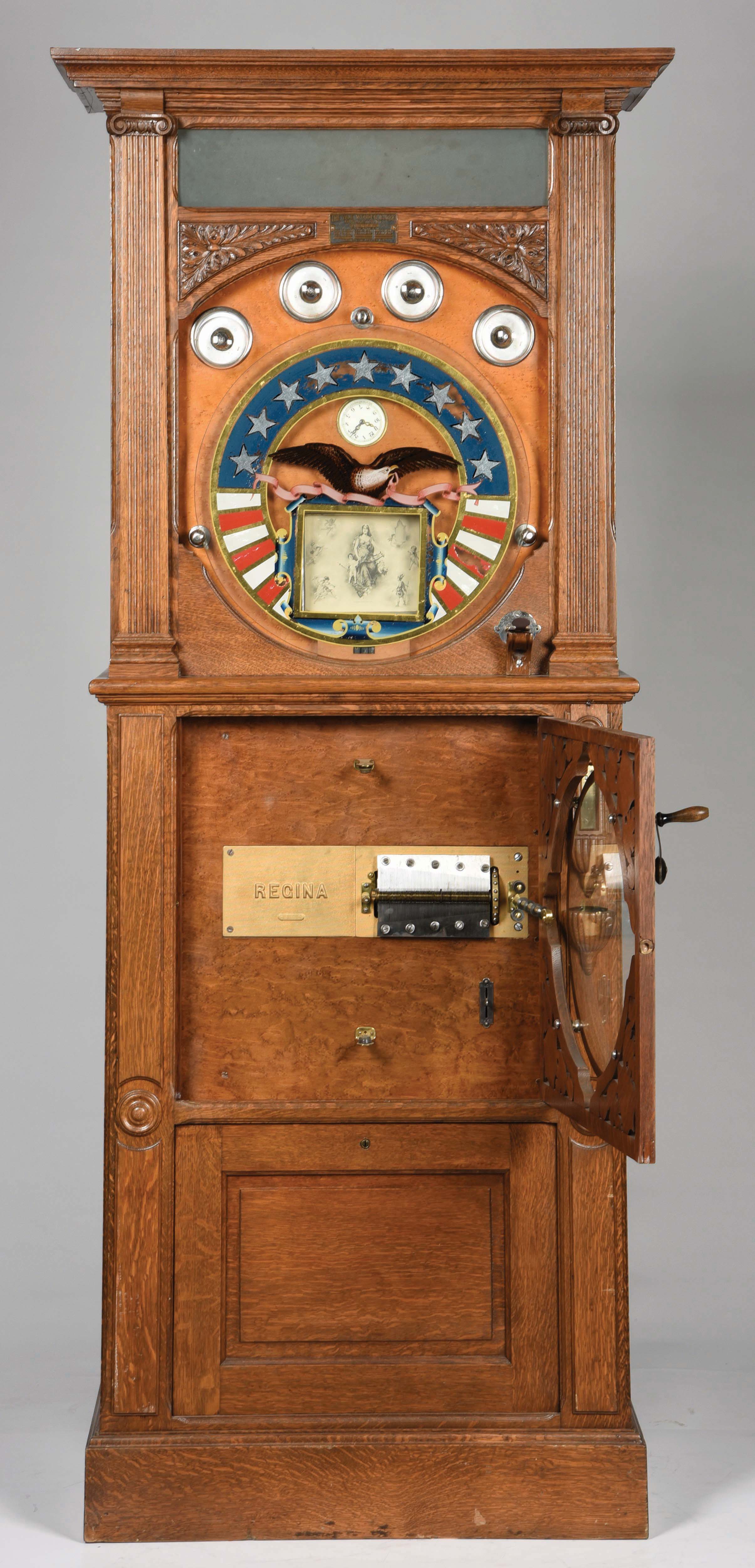 Lot Detail AN EXCEEDINGLY RARE & SPECTACULAR “YALE WONDER CLOCK”.