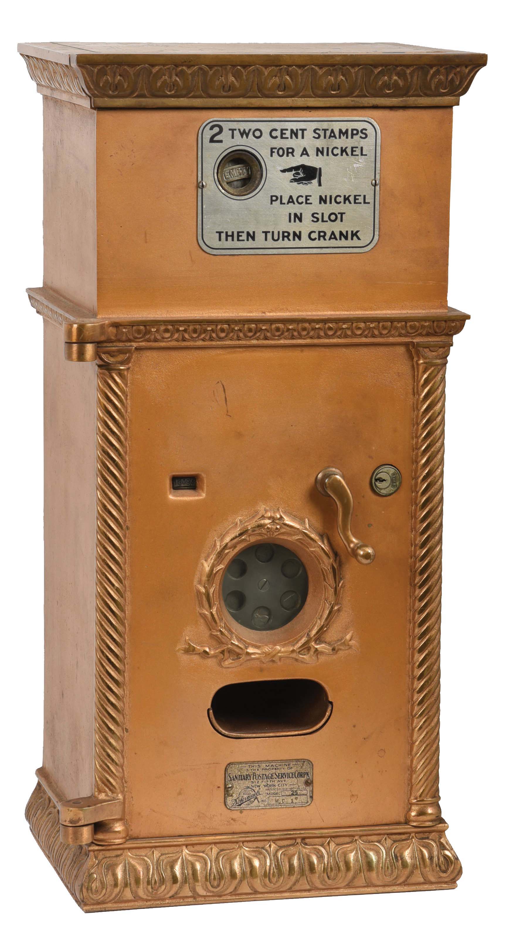 Postage stamp vending machine from the U.S.A auctions & price archive